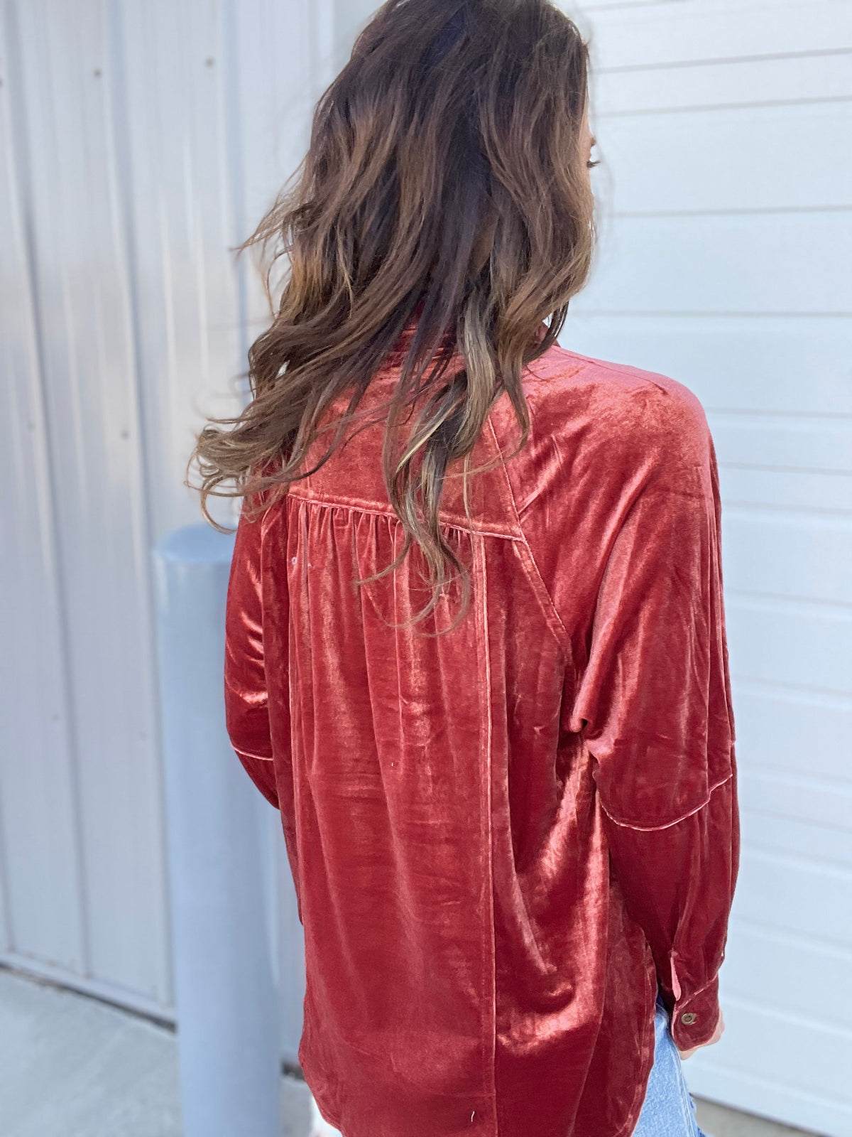 Make It After All Oversized Velvet Top In 3 Colors *Final Sale*