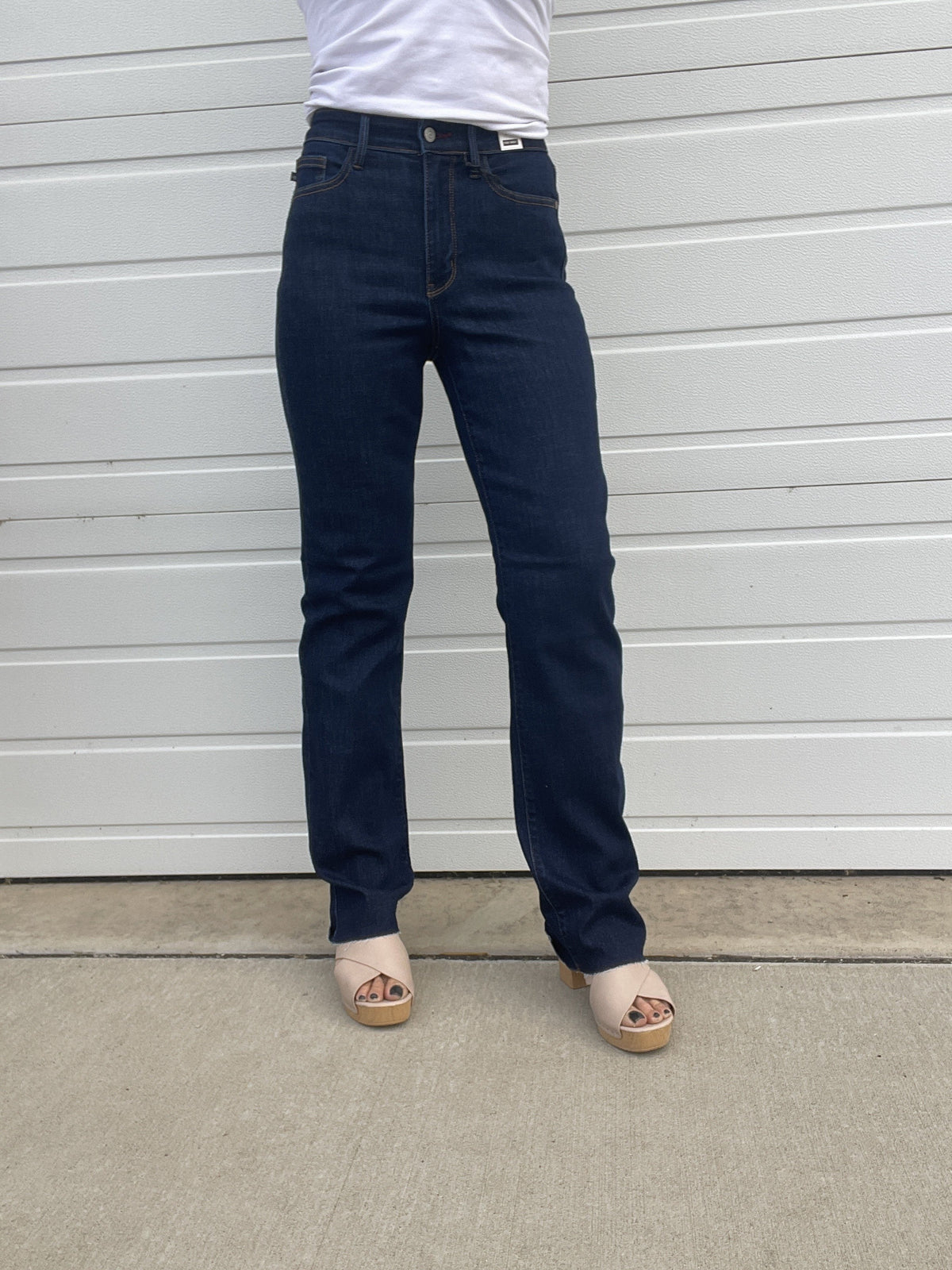 Judy Blue Mason Dark Denim Straight Leg Jeans 512