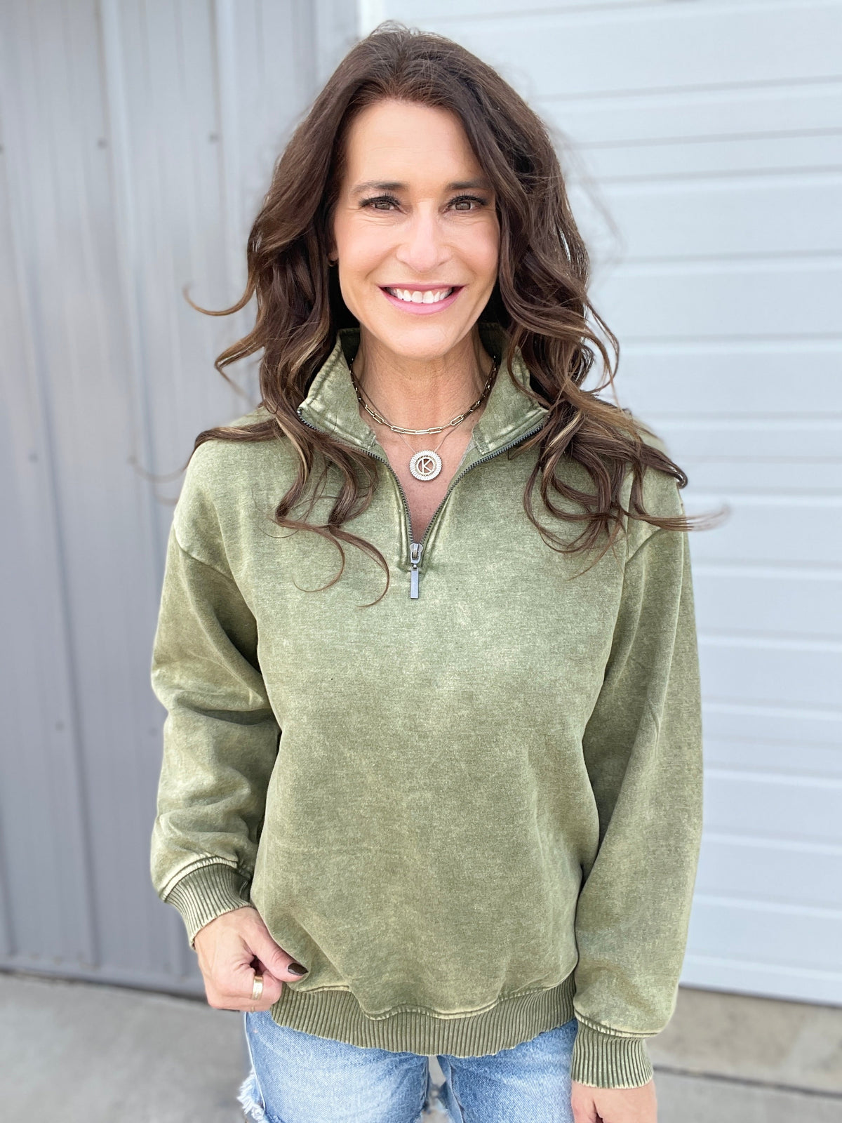 Always And Forever Acid Wash Pullover In 4 Colors *Final Sale*