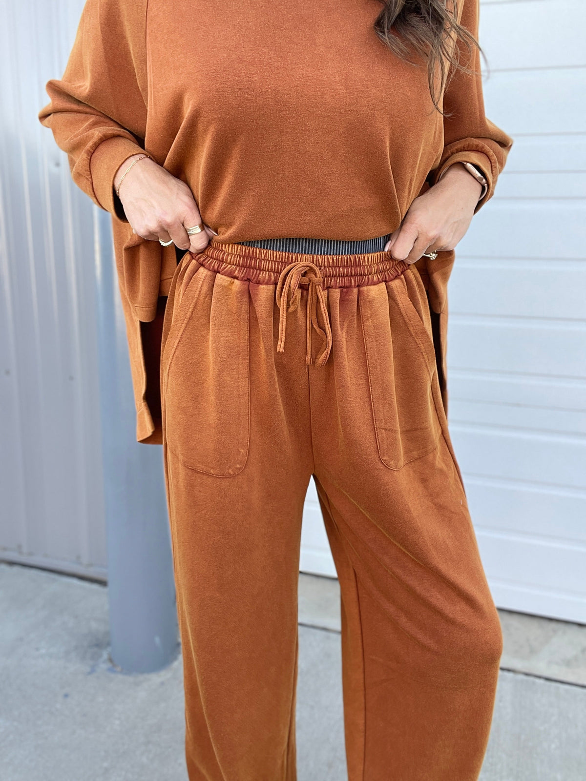 Going Now Mineral Washed Pants In 3 Colors *Final Sale*