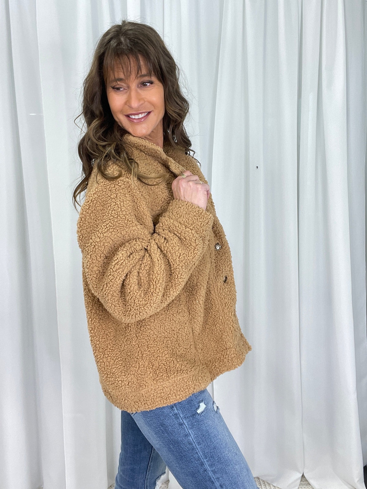 Cozy Sherpa Jacket in 2 Colors *Final Sale*