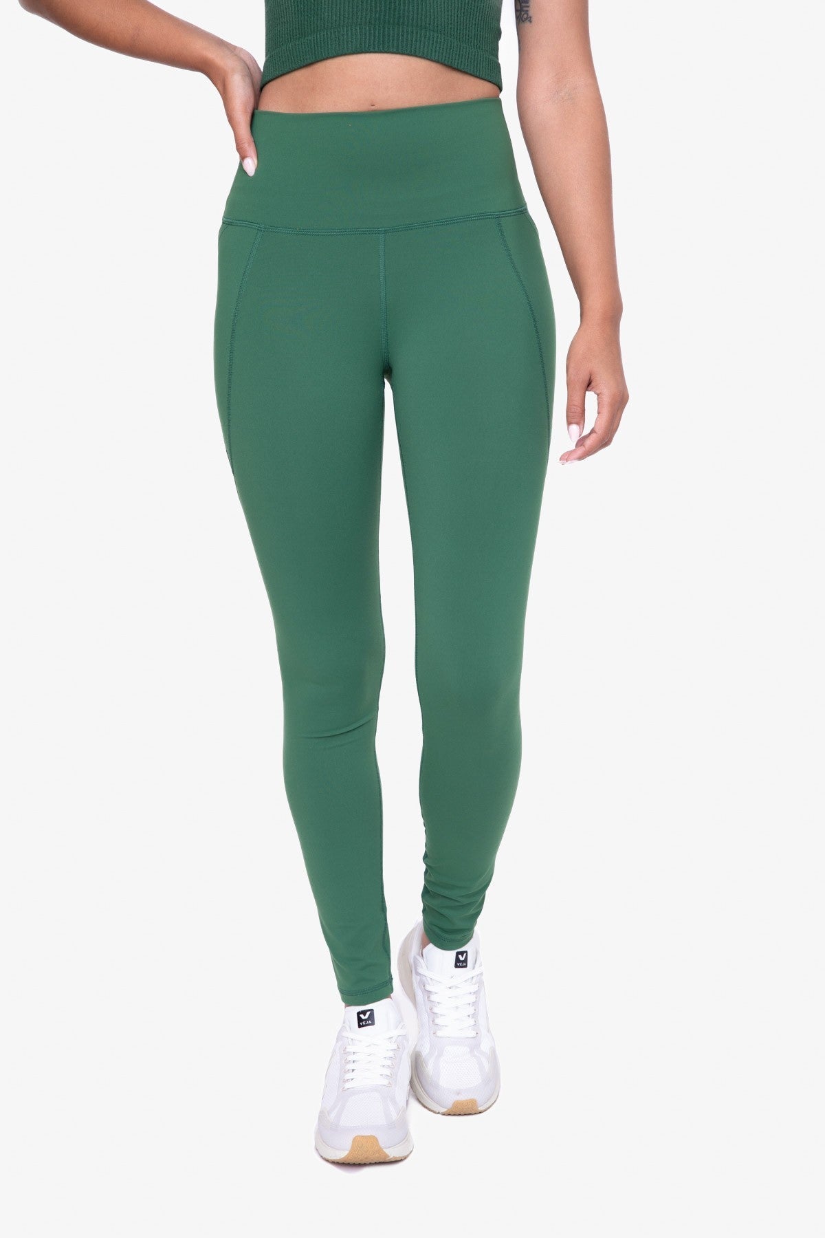 Watch Me Soar High Waist Leggings In Green *Final Sale*