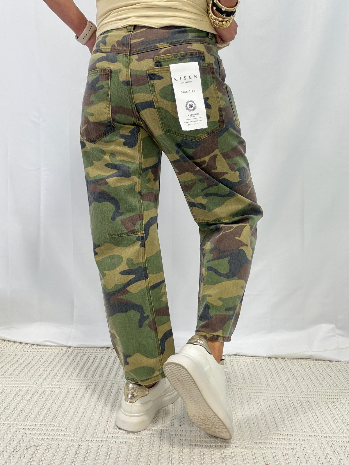 Seeing You Crop Barrel Pants In Camo