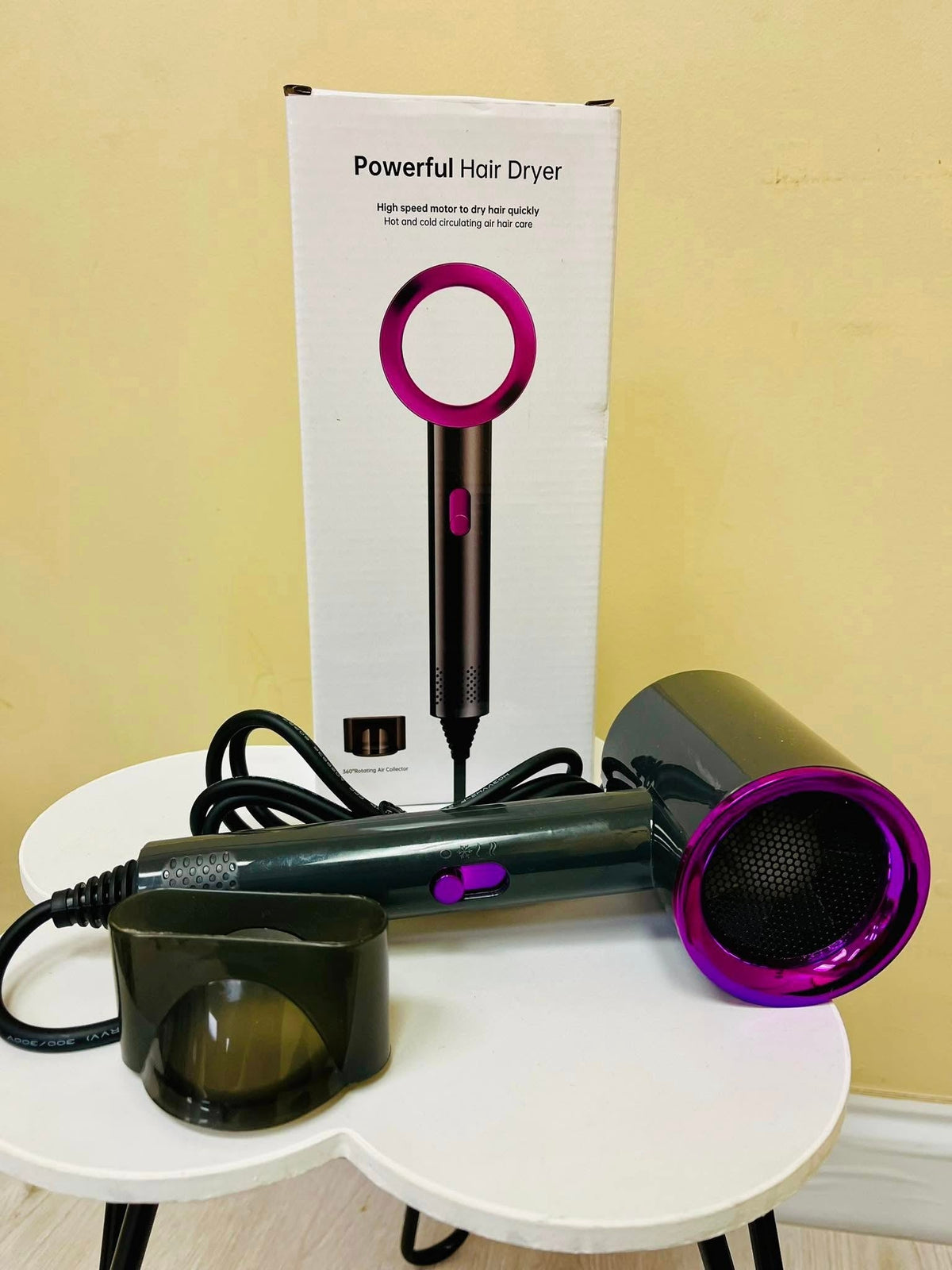 Light Weight Hot And Cold Air Circulating Air Hair Dryer In 2 Colors *Final Sale*