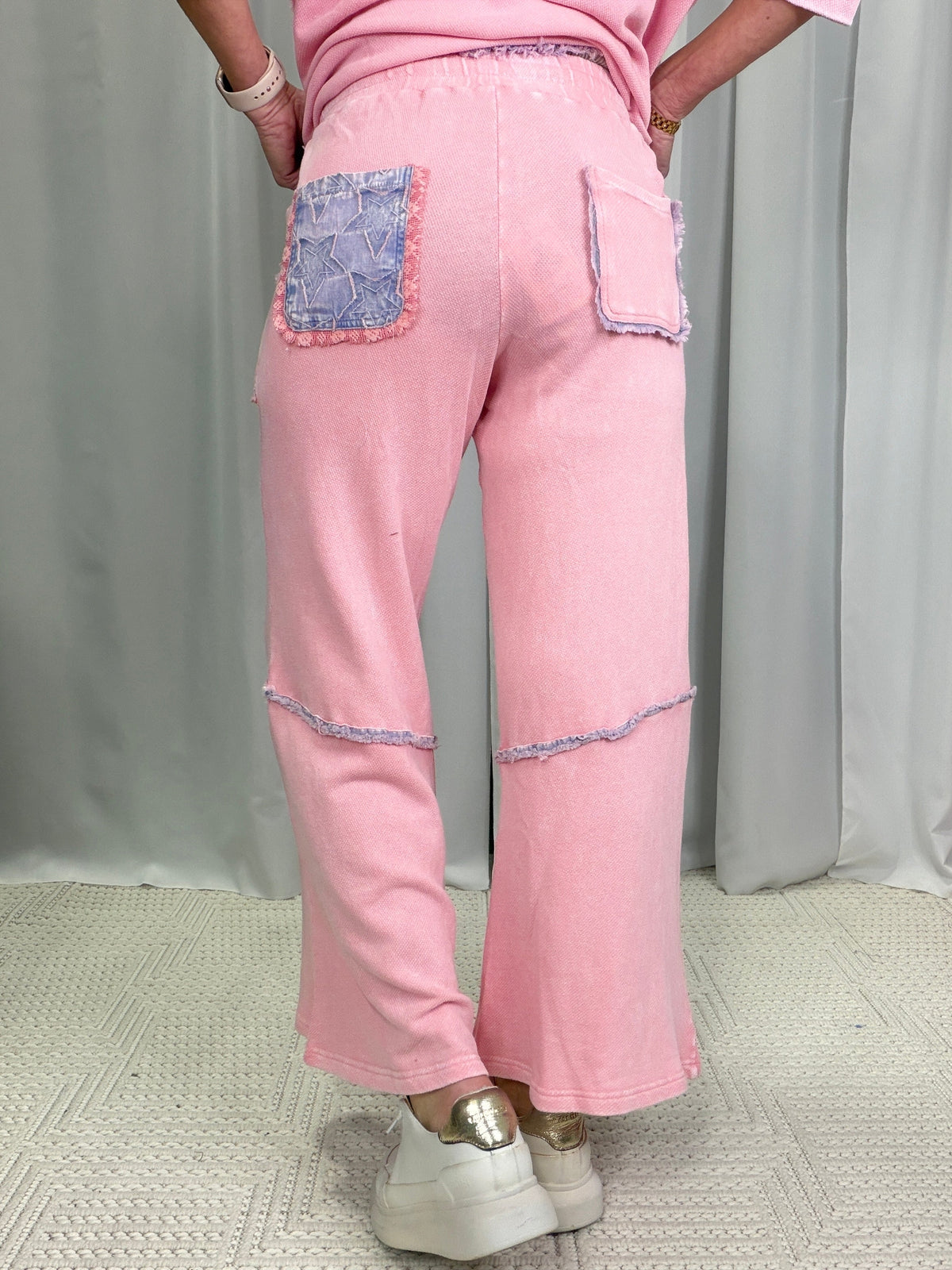 Starry Lounge Wide-Leg Pants in 4 Colors
