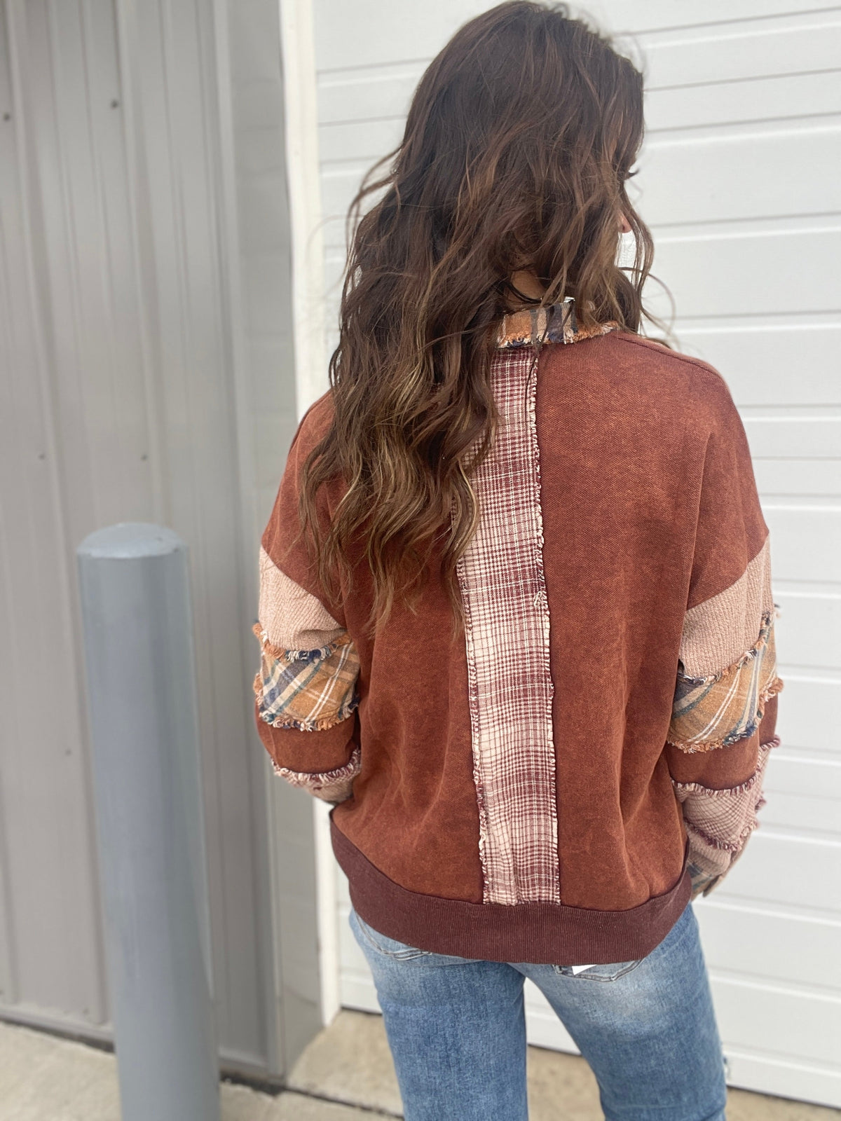 Oli & Hali Excited For You Washed Oversized Pullover In 2 Colors