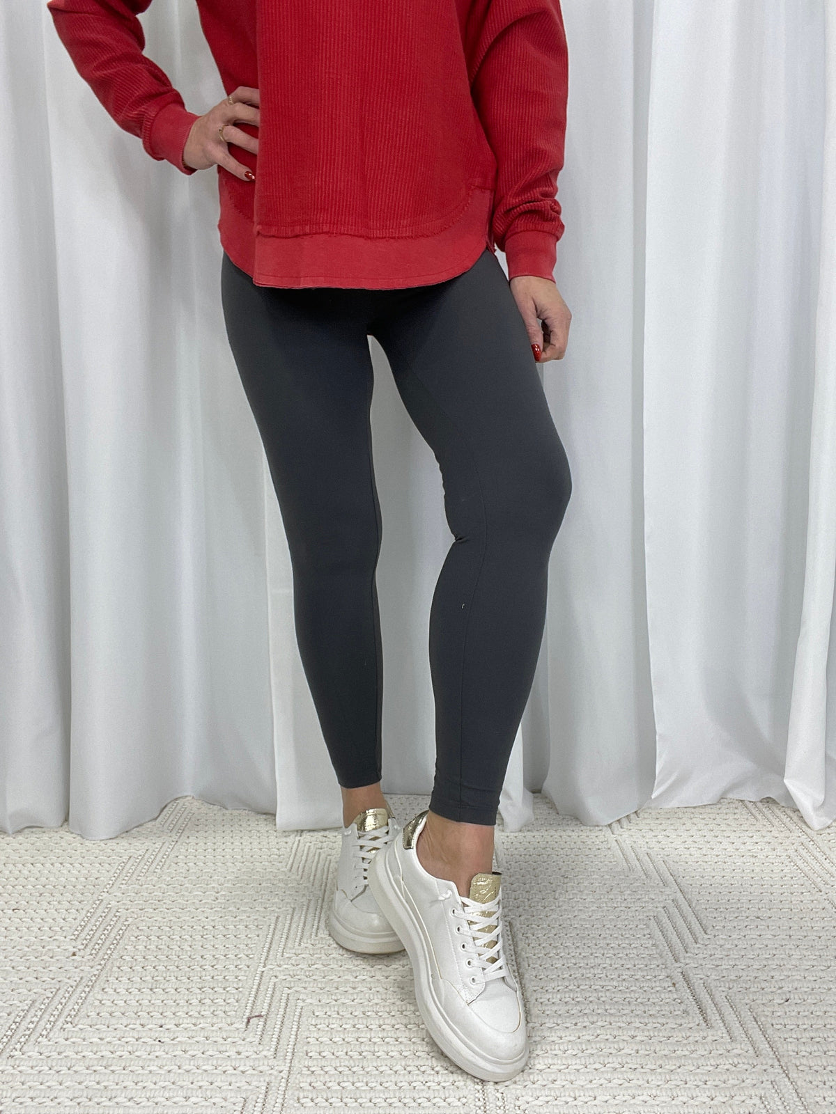 Everyday Grey Buttery Soft Leggings *Final Sale*