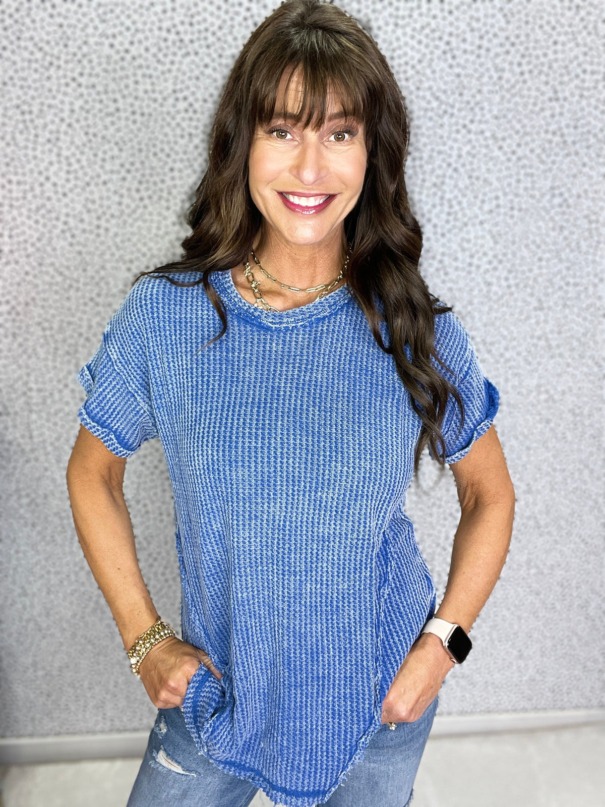 Casual Composure Short Sleeve Top In 4 Colors *Final Sale*