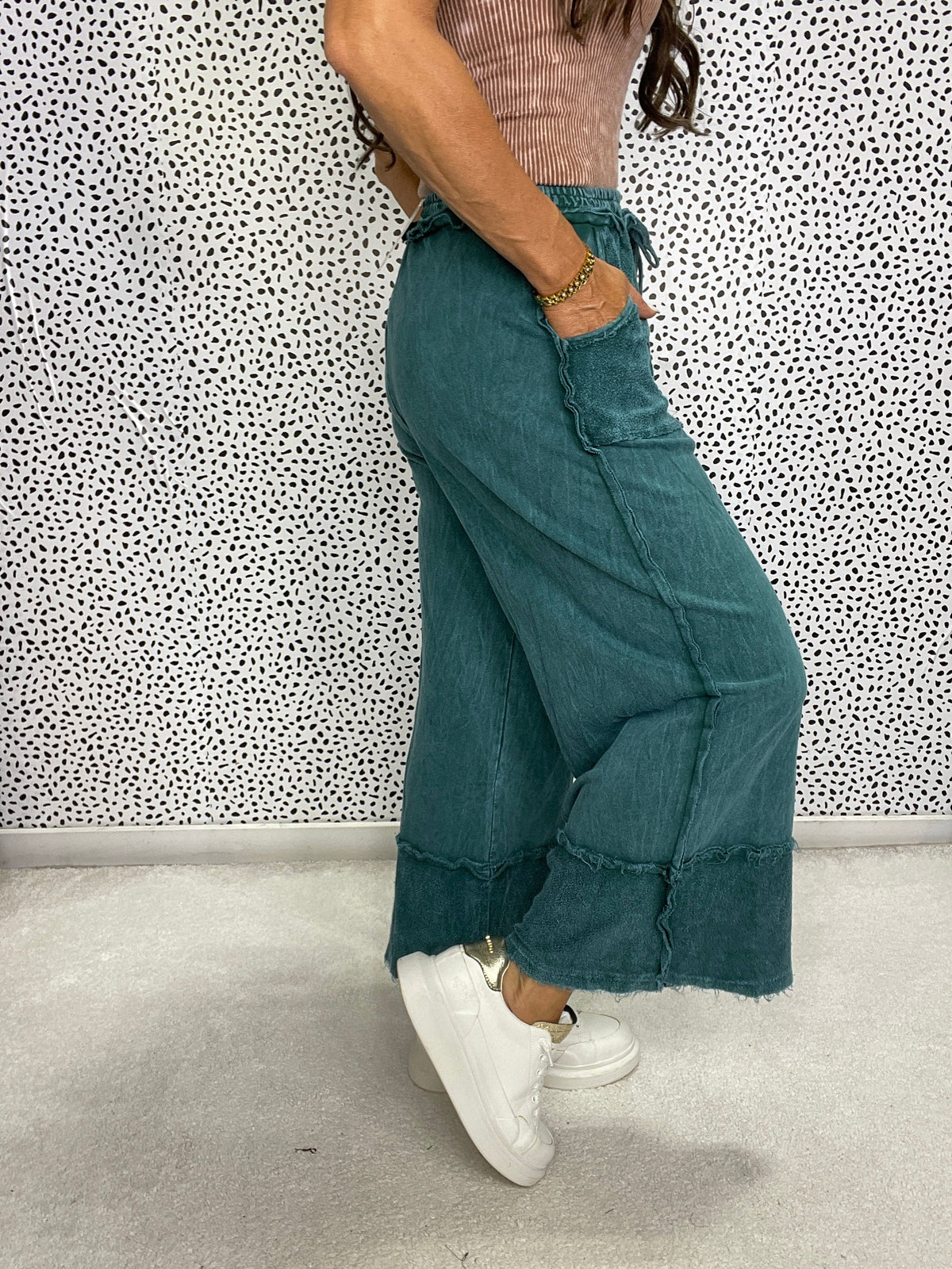 Pretty Girl Easy Mineral Wash Pants In 13 Colors