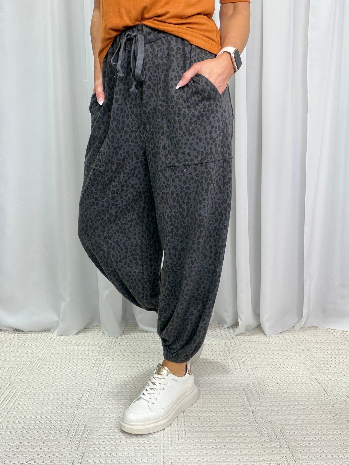 Urban Wild Animal Print Pants In 2 Colors