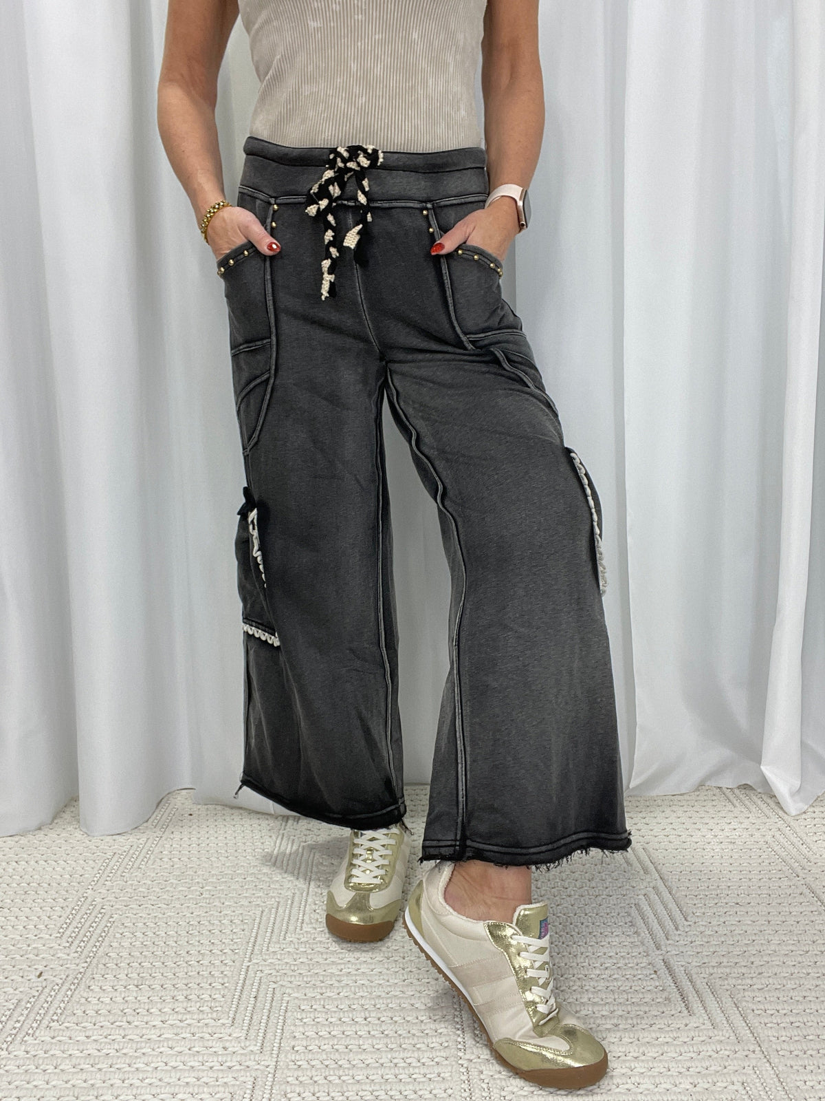 POL Time Goes On Wide Leg Pants *Final Sale*