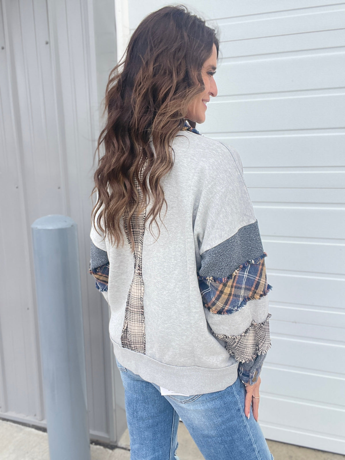 Oli & Hali Excited For You Washed Oversized Pullover In 2 Colors
