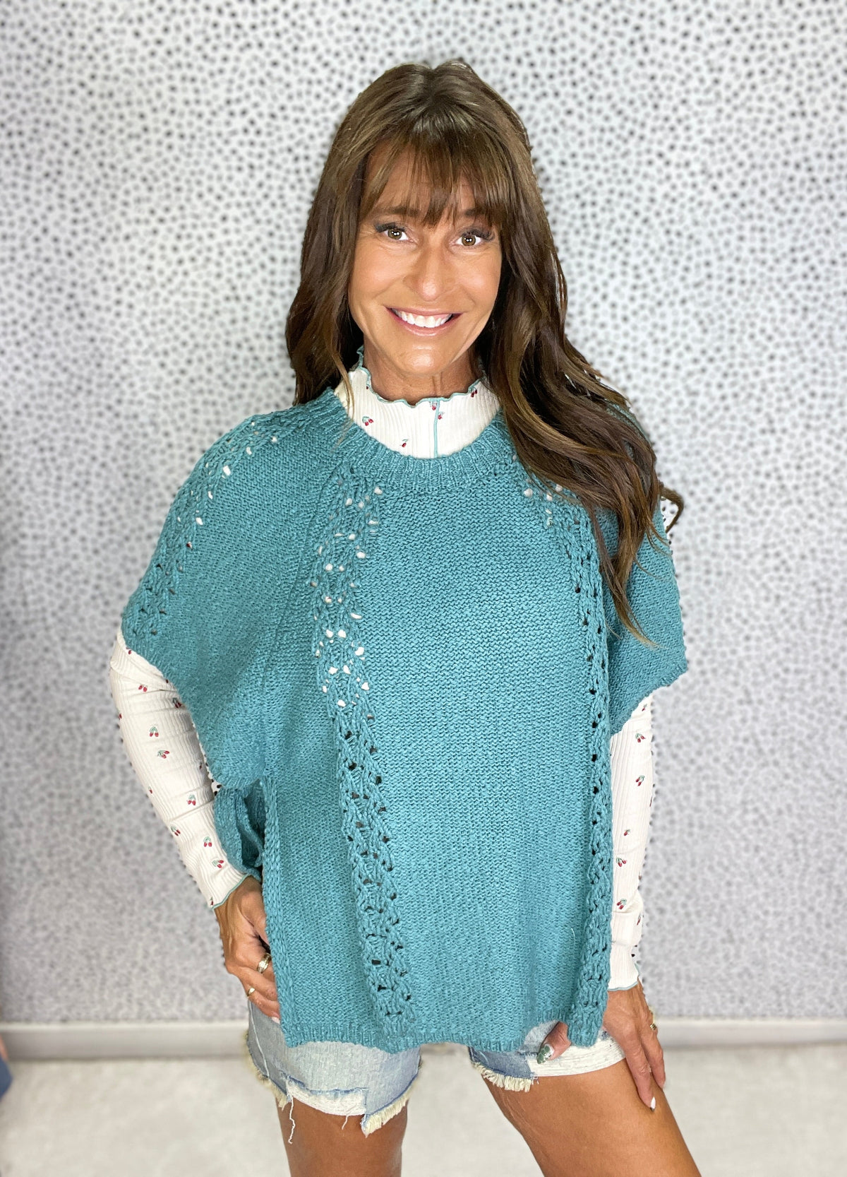 Meadow Breeze Knit Side Tie Vest Top in 3 Colors