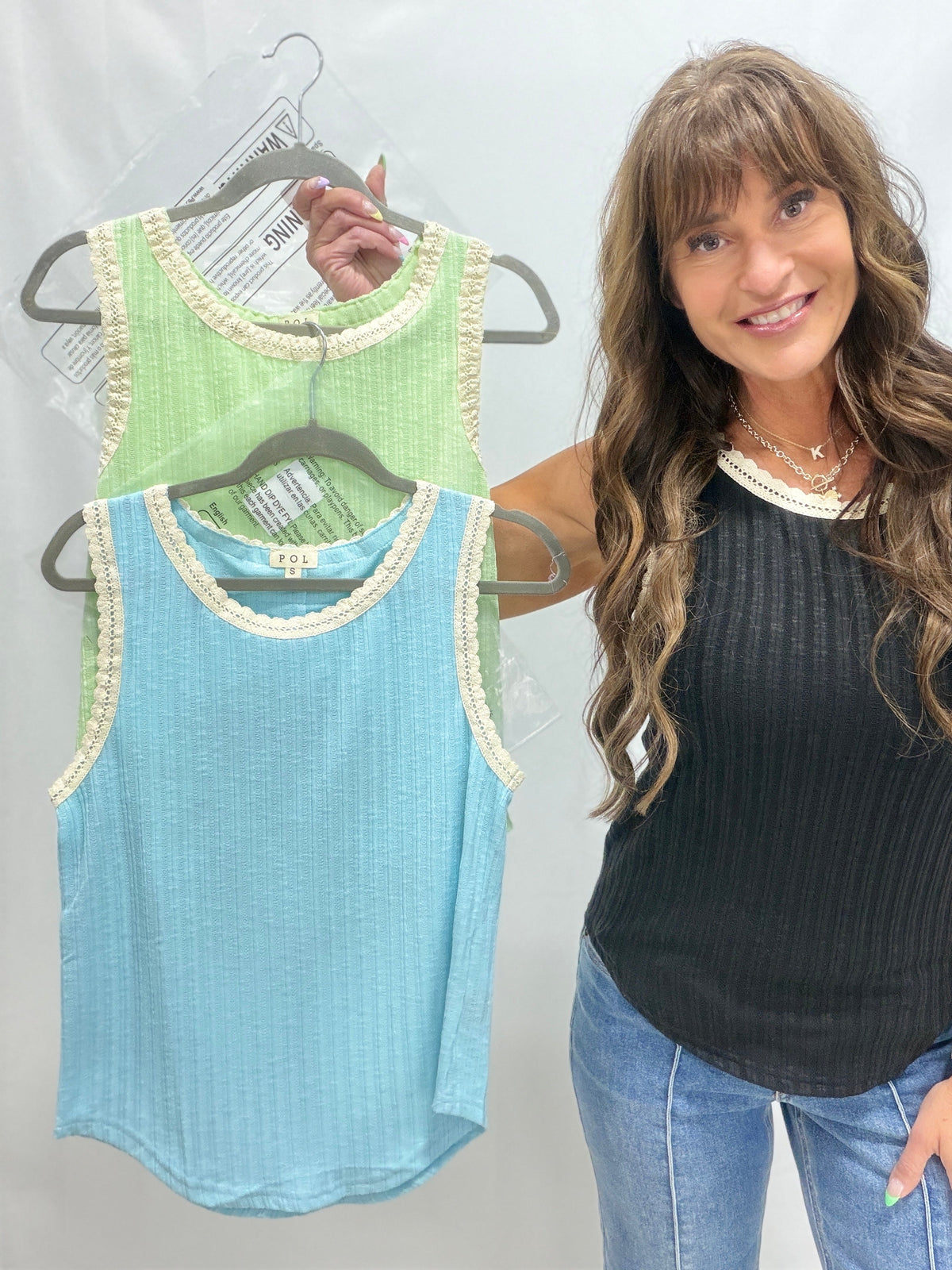 POL Cheerful Moments Sleeveless Top In 5 Colors
