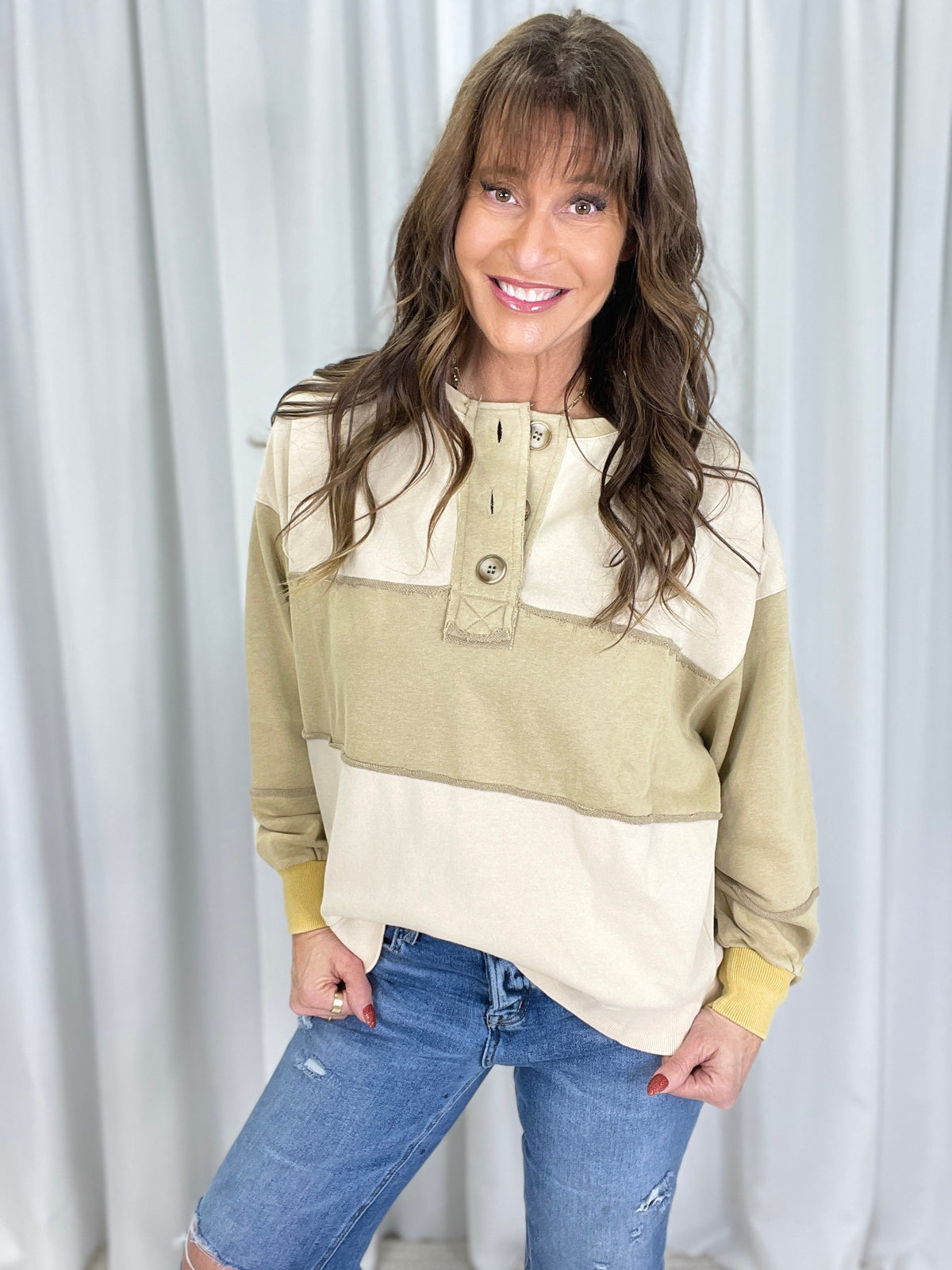 Twice The Charm Top In 2 Colors