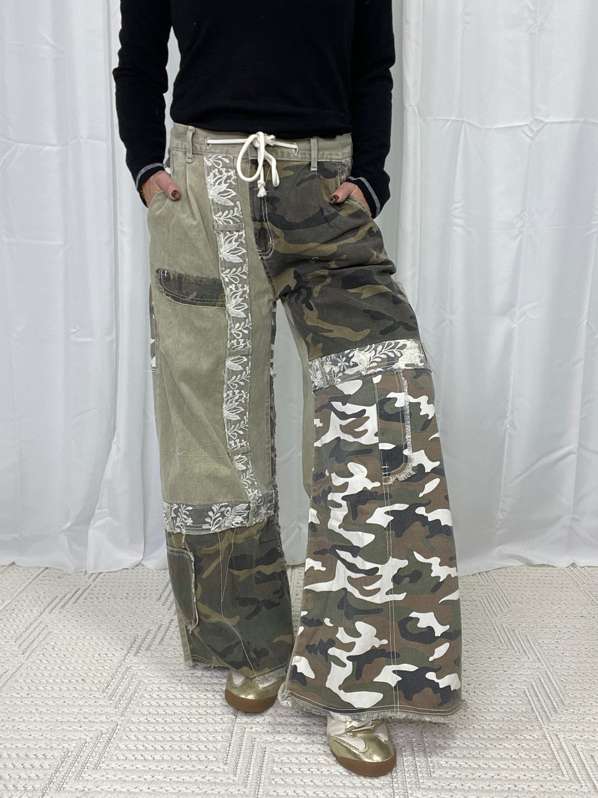 POL Choose To Hold Me Roomy Fit Pants In 2 Colors
