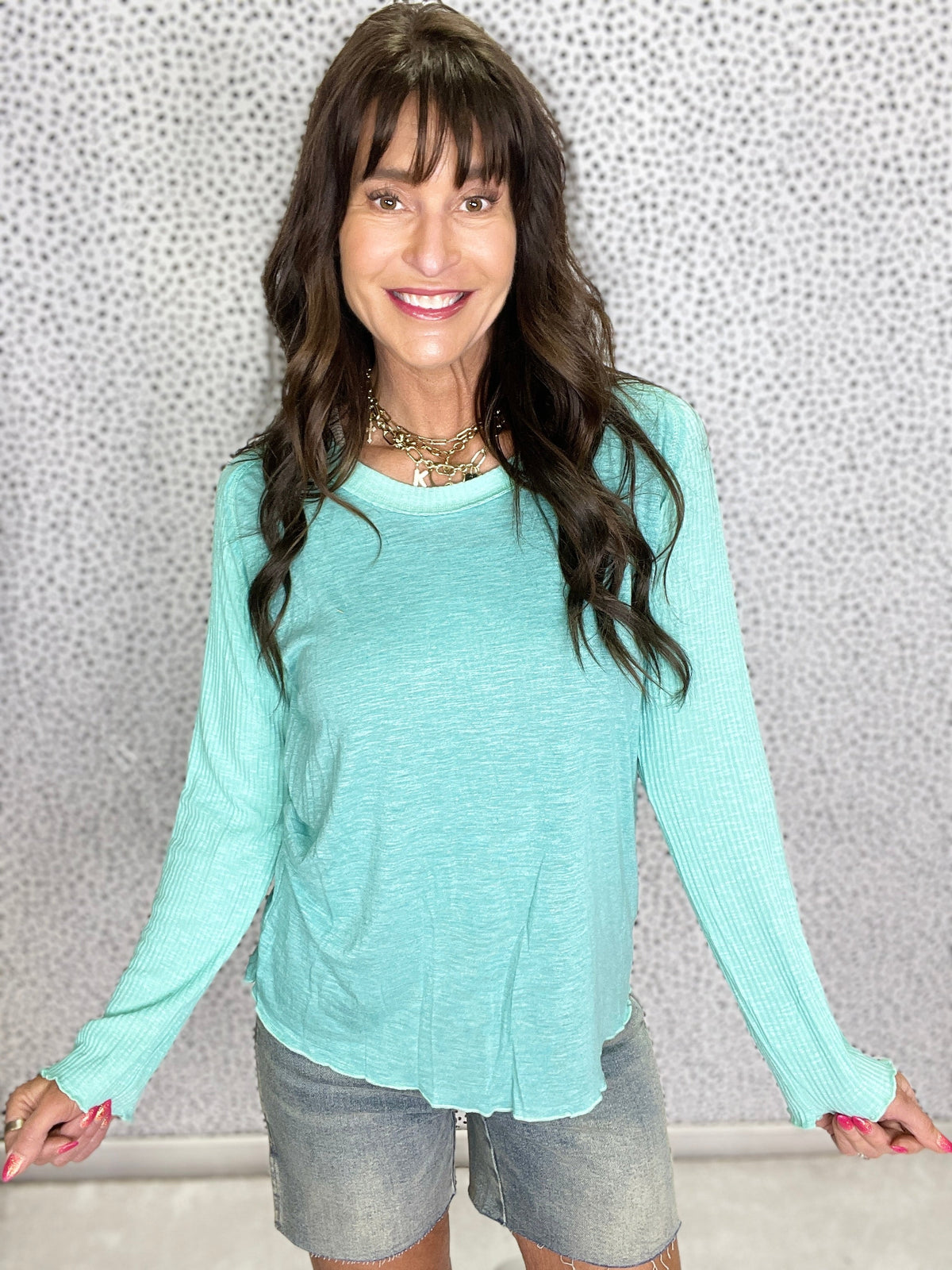 POL Free To Do It All Raglan Sleeve Top In 2 Colors *Final Sale*