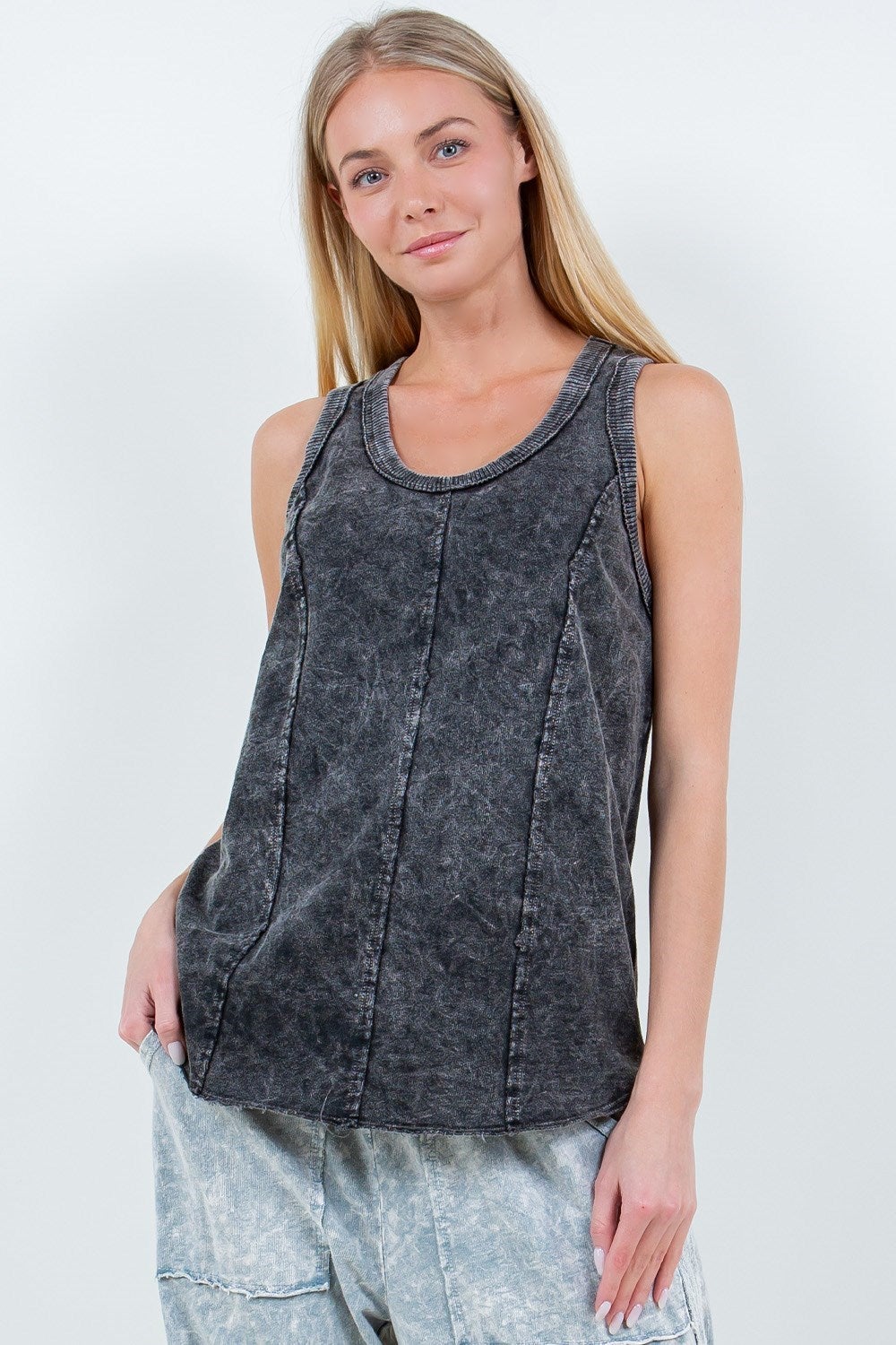 Feeling Zesty Mineral Washed Tank In 3 Colors *Final Sale*