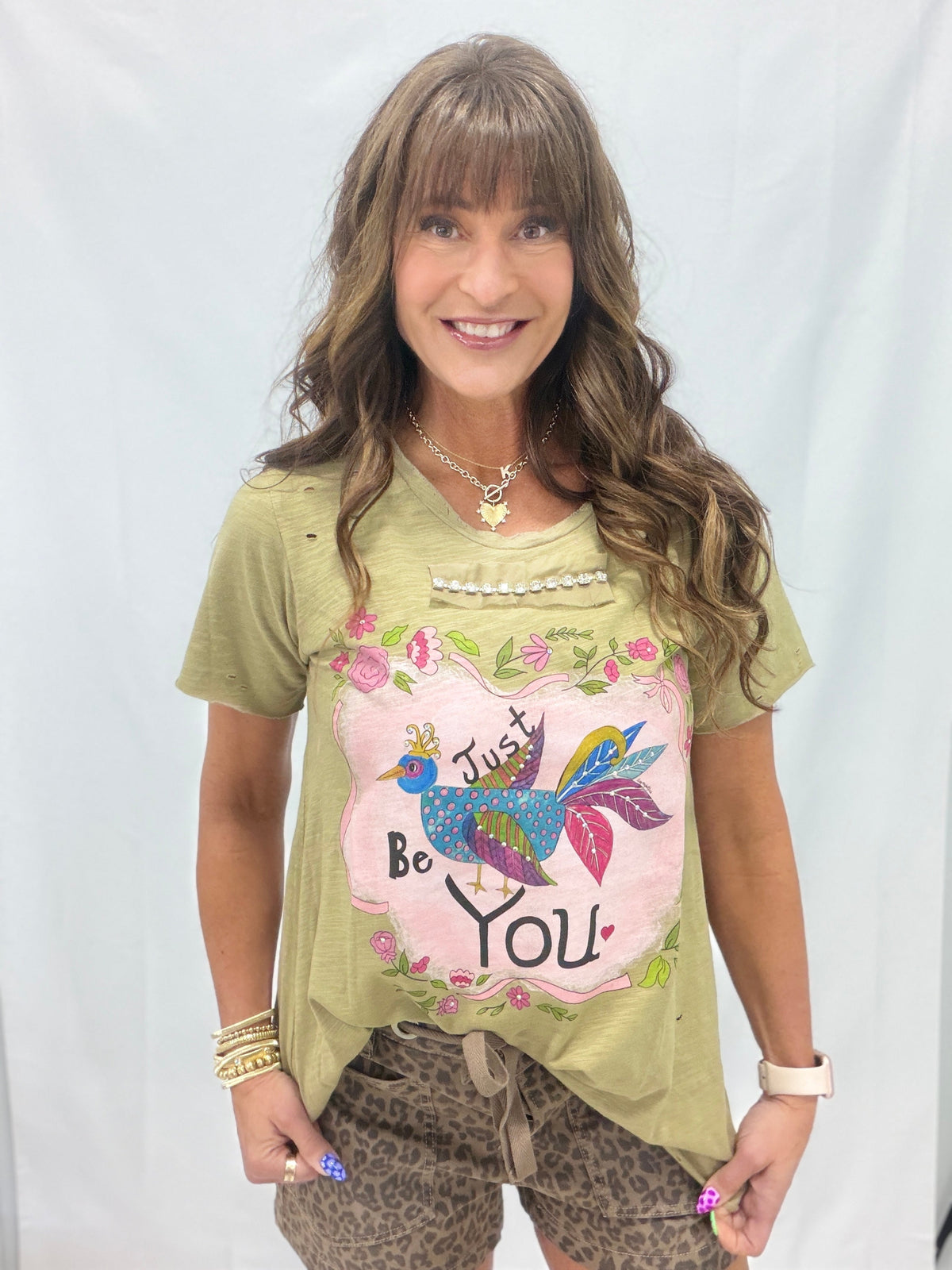 Just Be You Tattered Tee