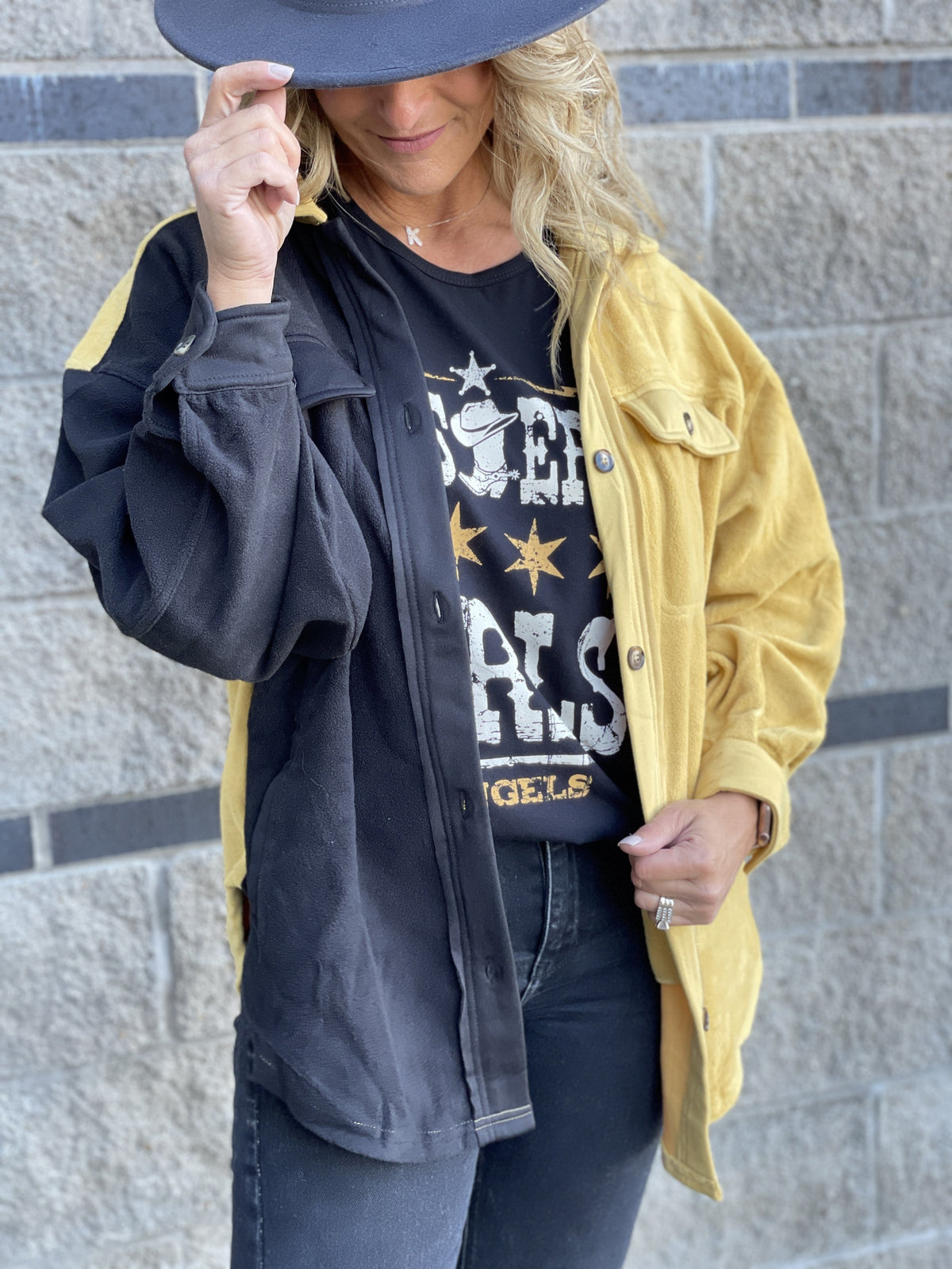 Oversized Split Personality Shirt Jacket *Final Sale*