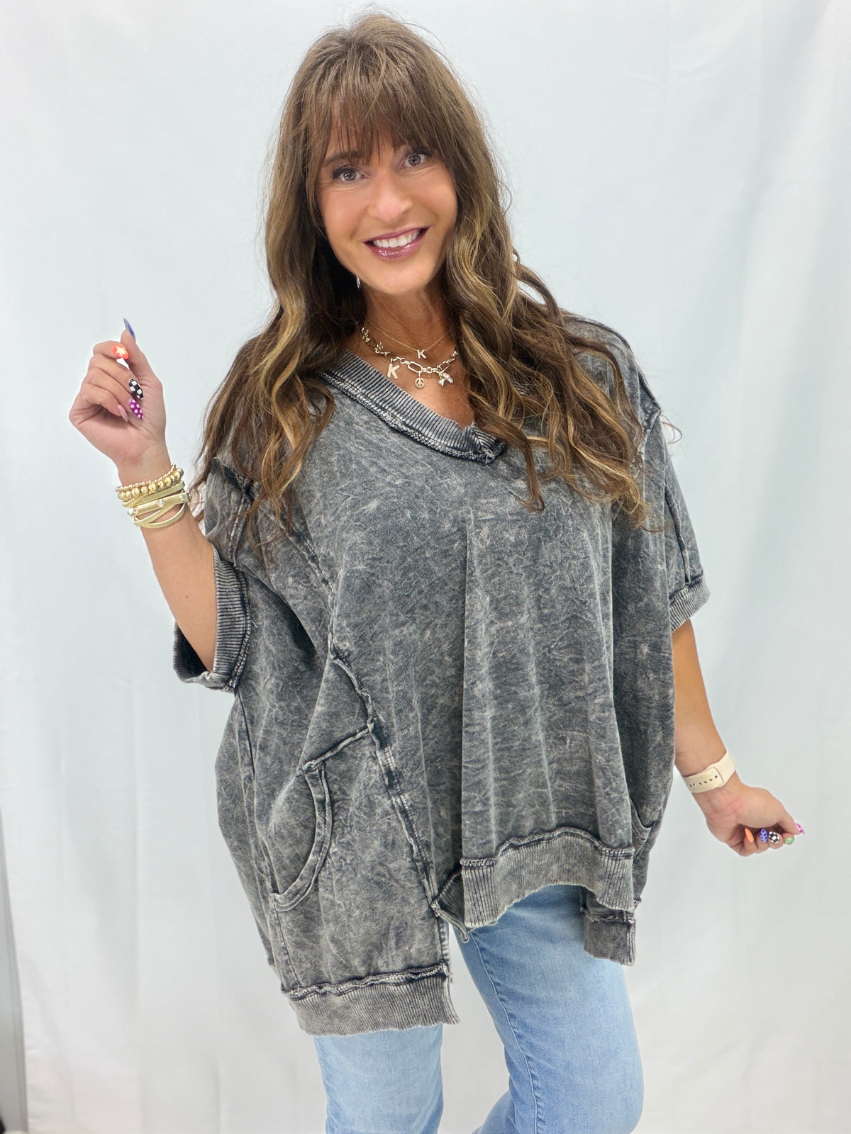 Mineral Mist Half Sleeve Tee In 8 Colors