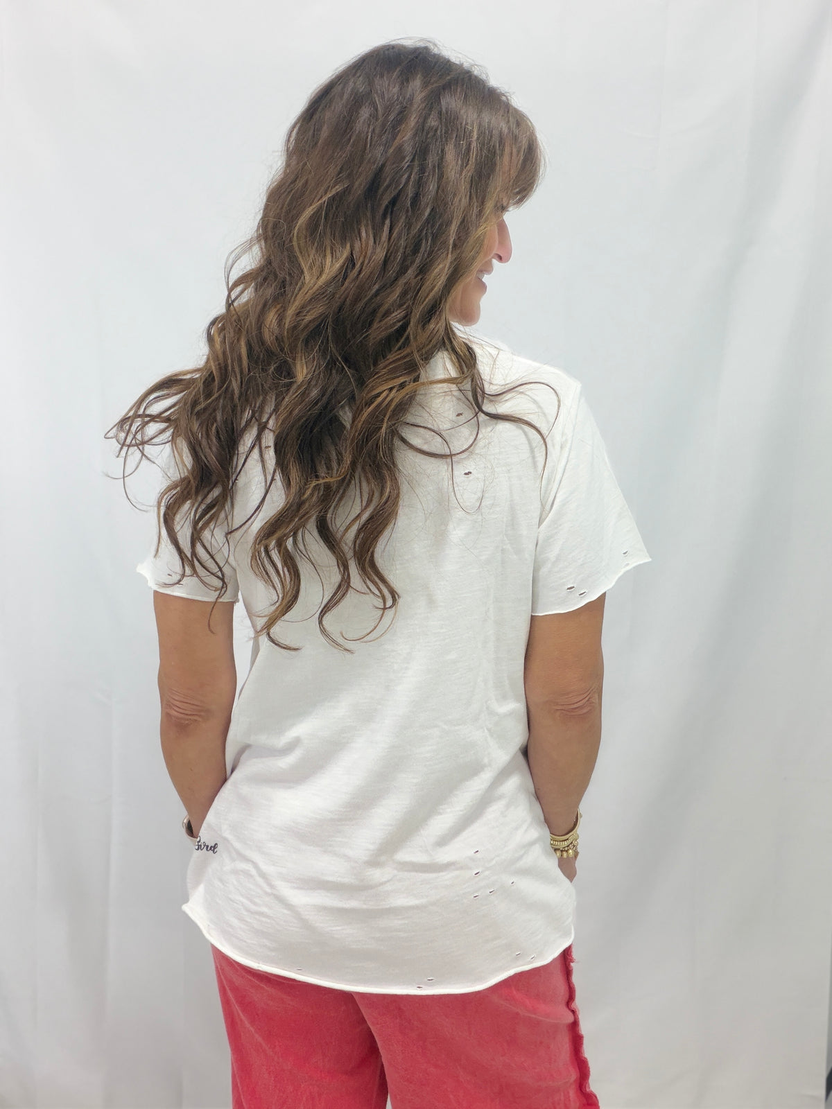 Freedom Forever Tattered Tee Shirt