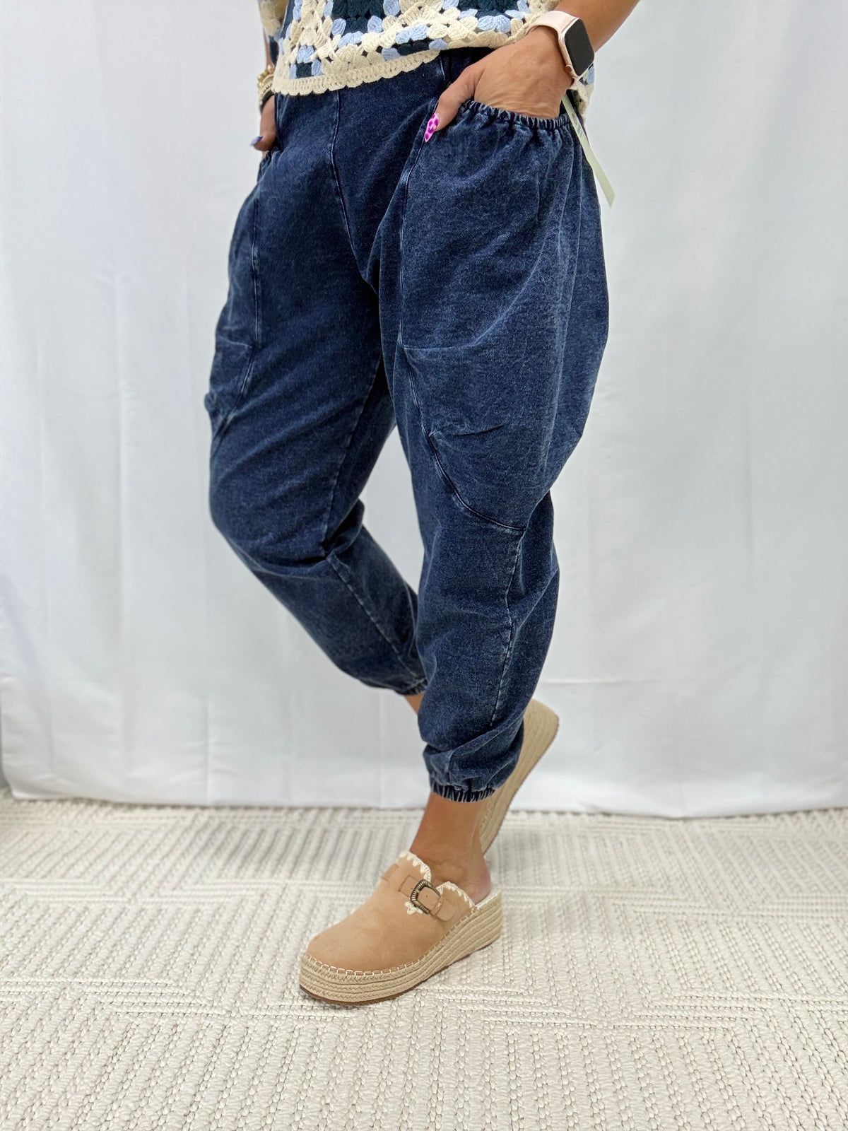 Give It Away Barrel Pants In 2 Colors