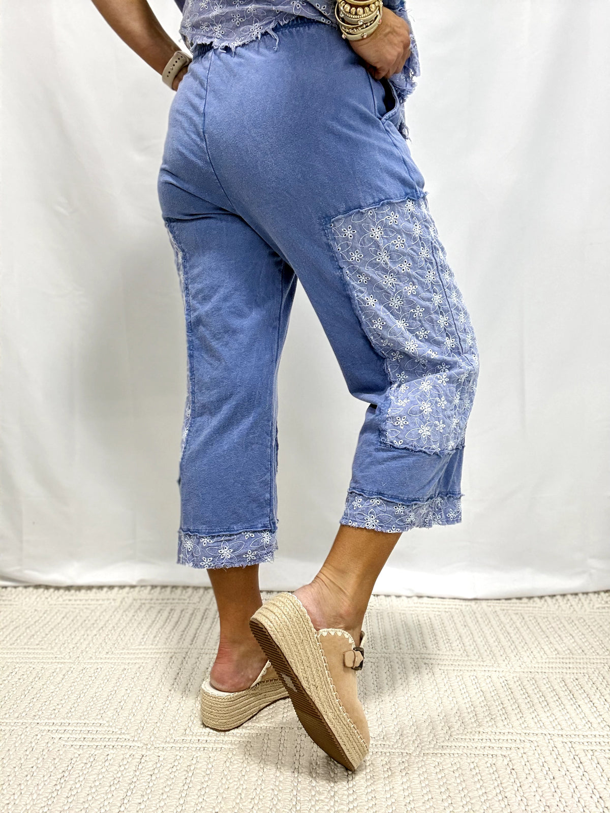 In Slow Motion Patchwork Pants In 3 Colors