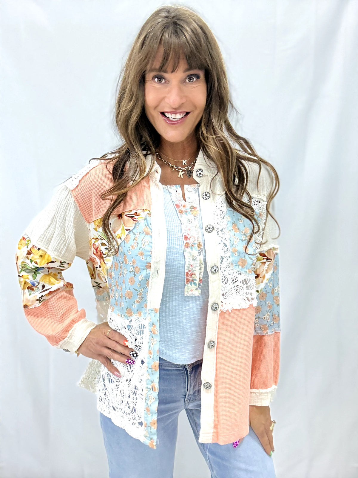 Pol The Meadow Breeze Top In 2 Colors