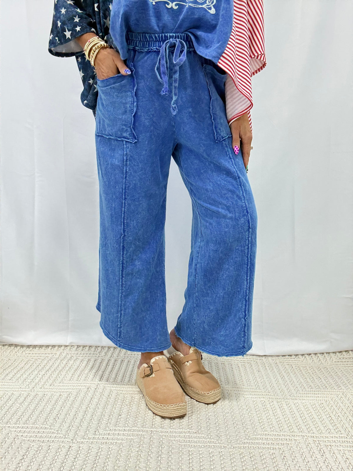 It's A Vibe Front Tie Pants In 10 Colors