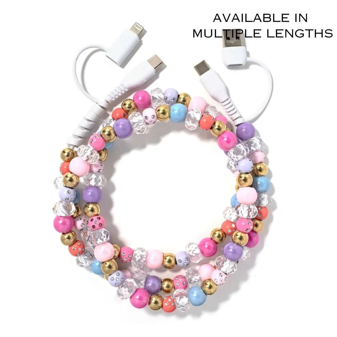 Erimish Beaded Charging Cords 3ft & 6ft *Final Sale*