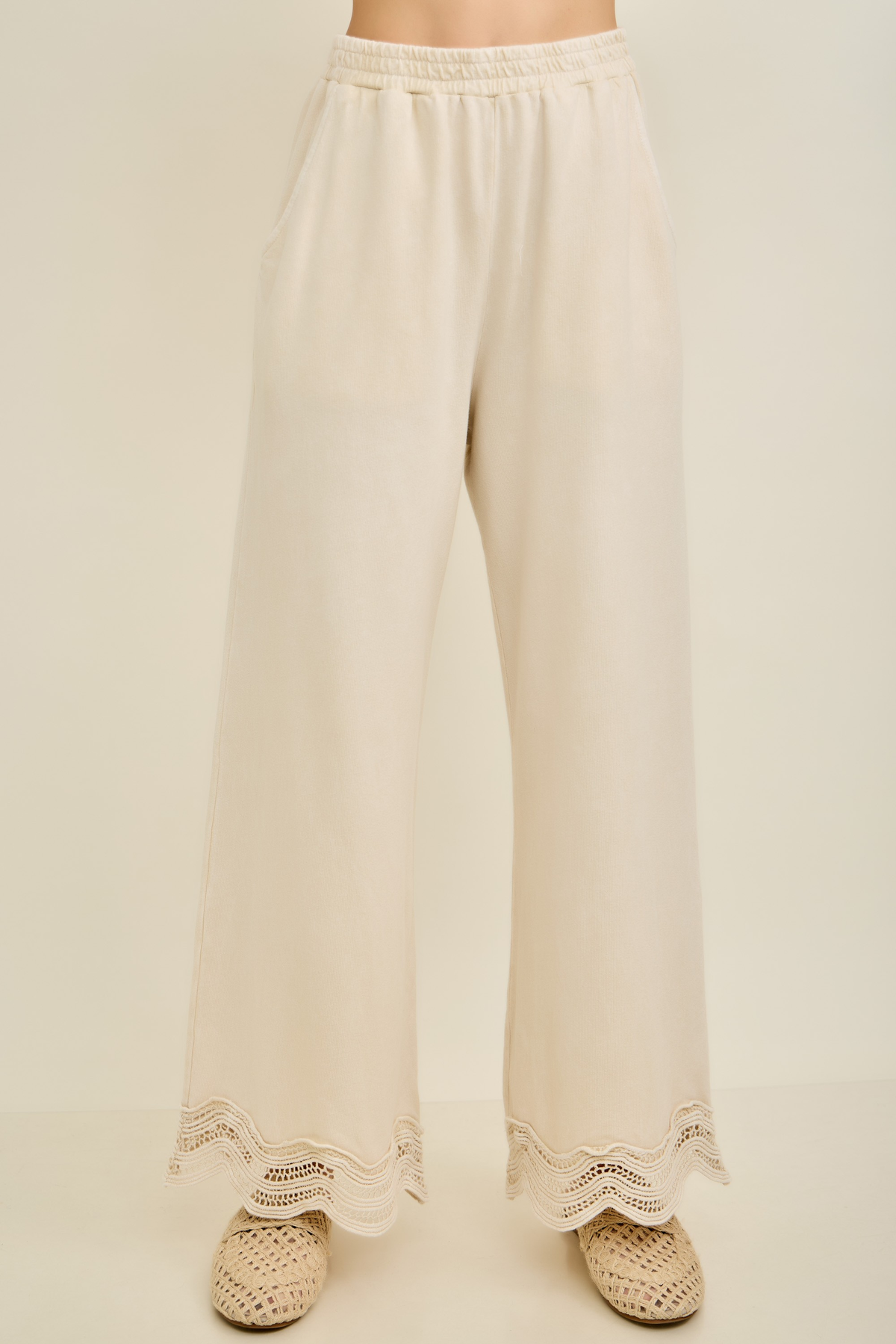 Over This Way Wave Trim Pants In 3 Colors