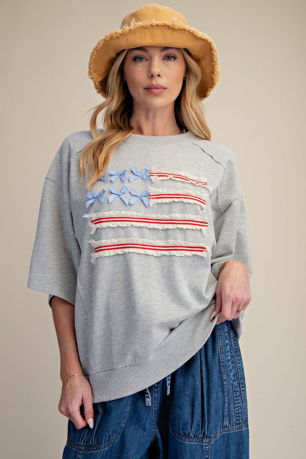 Stars & Snuggles Terry Knit Pullover In 4 Colors