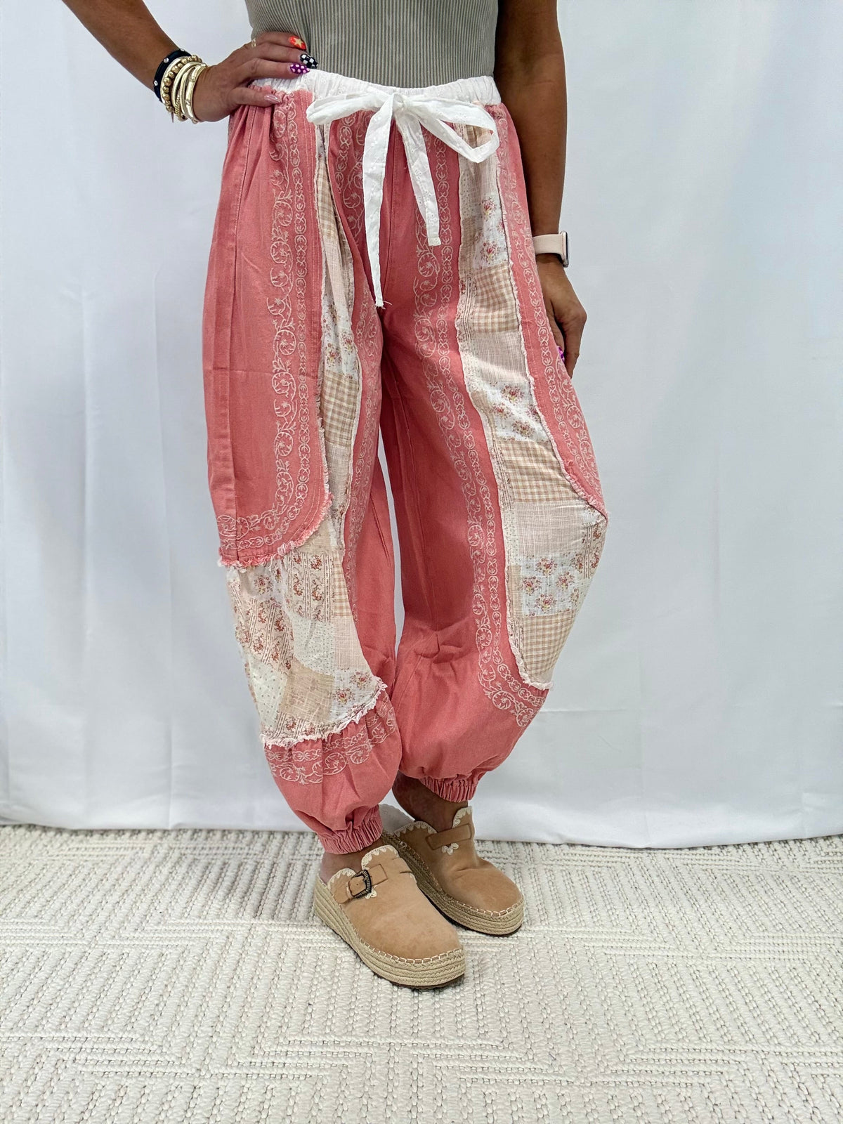 POL In The Meadow Elastic Waist Pants In 2 Colors