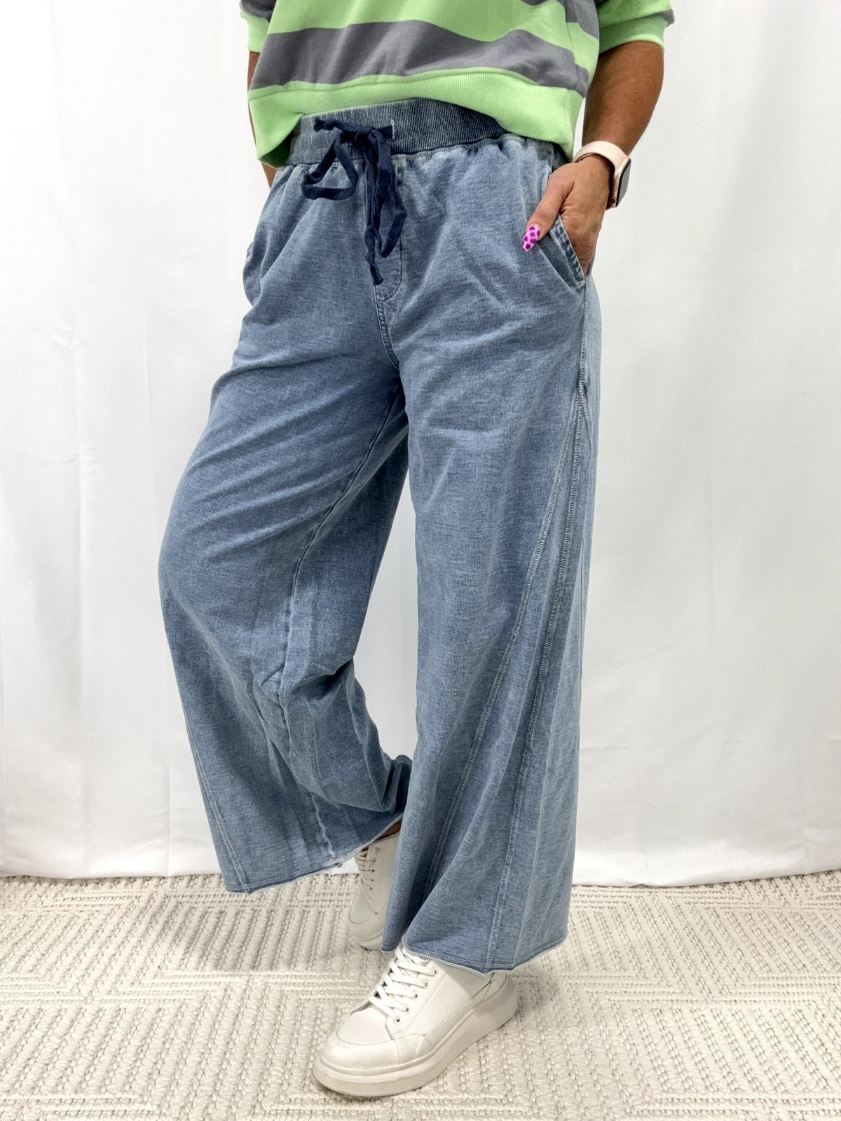 Cloud Drift Wide Leg Lounge Pants In 2 Colors