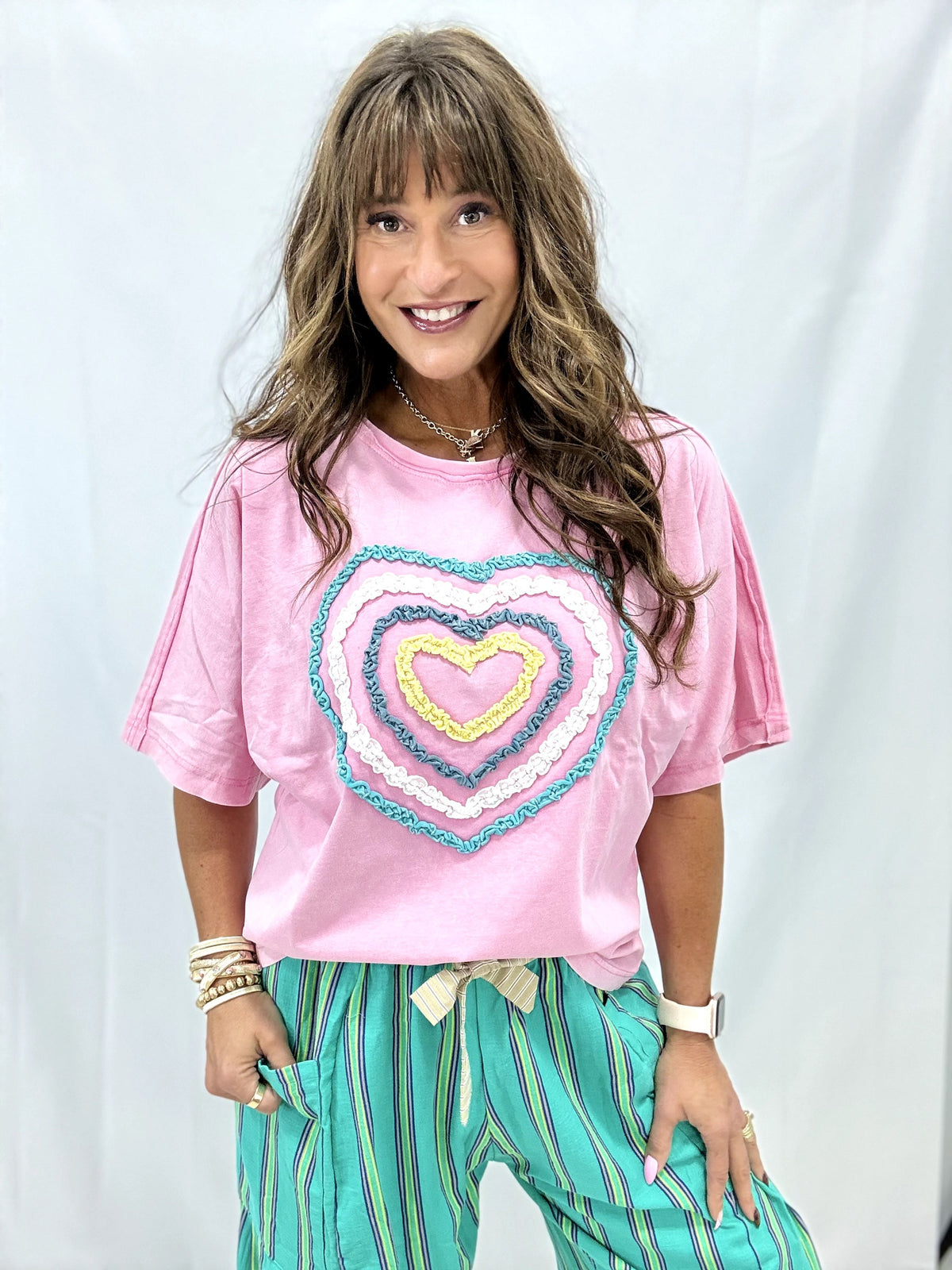 Cozy Crush Heart Front Top In 3 Colors