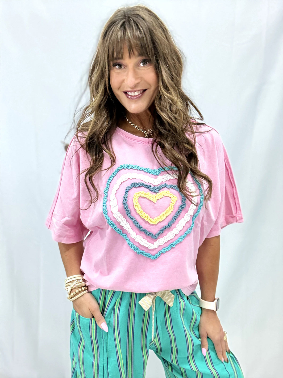 Cozy Crush Heart Front Top In 3 Colors