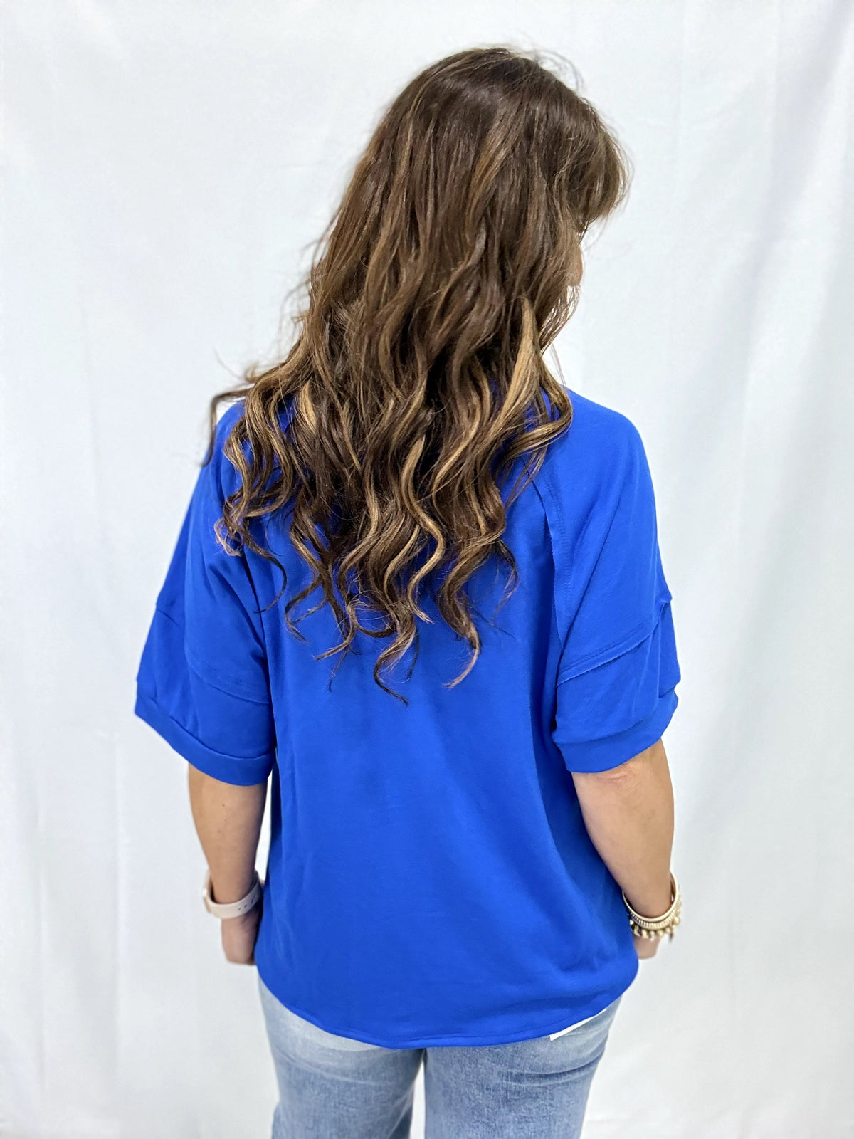 Terry Top With Raw Edges