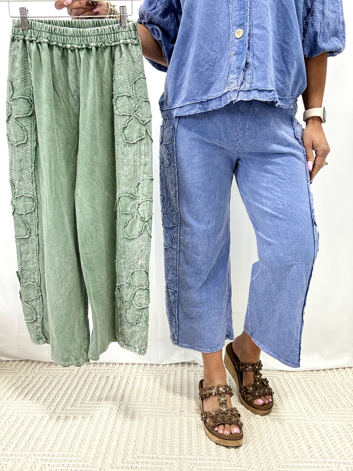 Everyday Grace Wide Leg Pants In 4 Colors