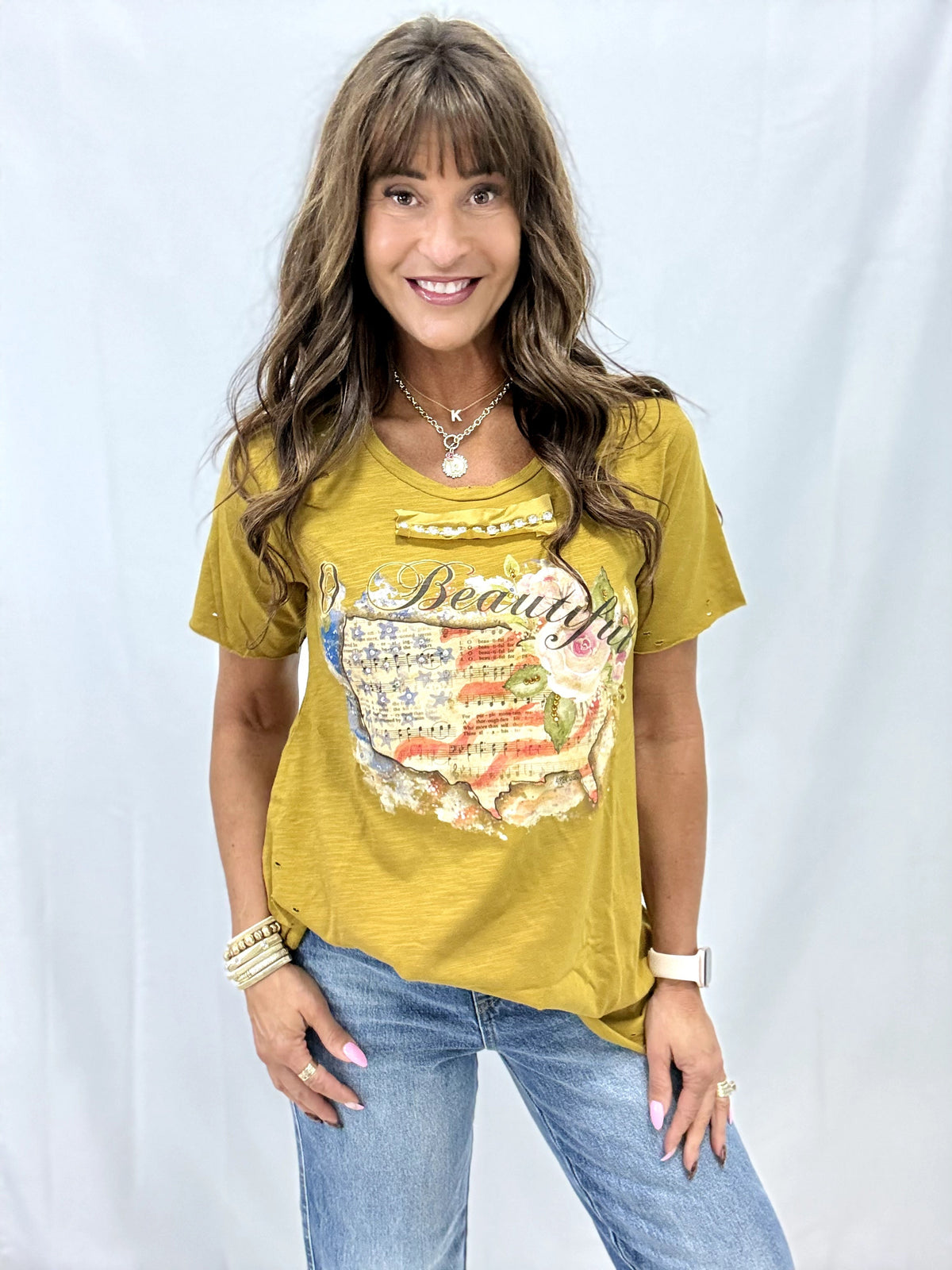 O Beautiful Tattered Tee