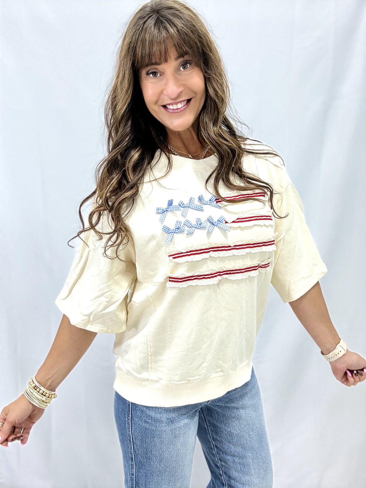 Stars & Snuggles Terry Knit Pullover In 4 Colors
