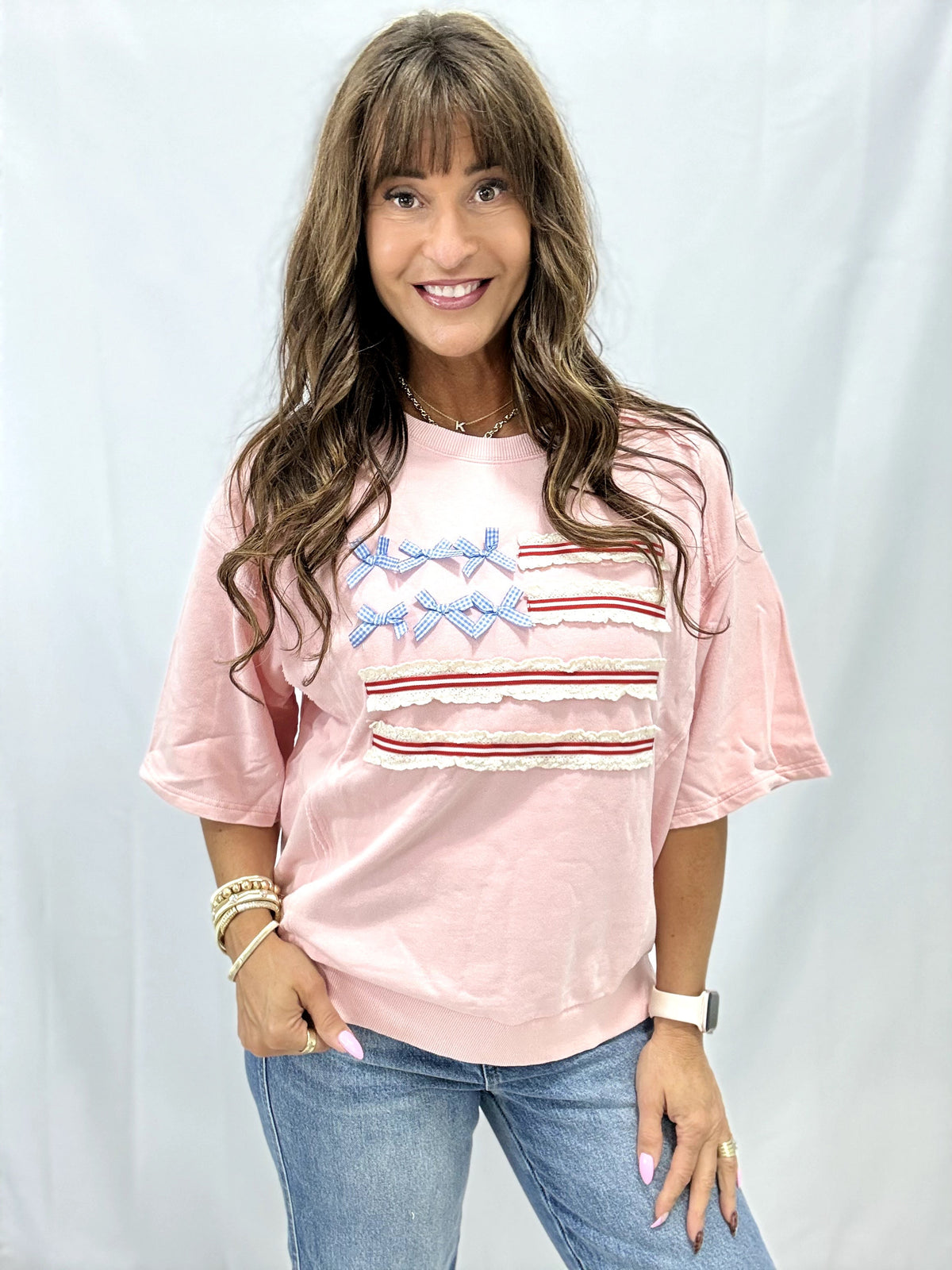 Stars & Snuggles Terry Knit Pullover In 4 Colors