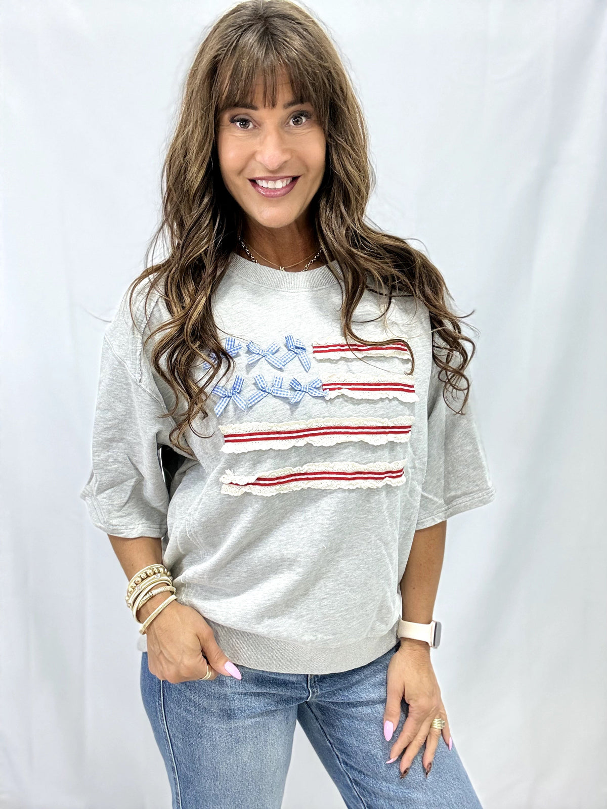 Stars & Snuggles Terry Knit Pullover In 4 Colors