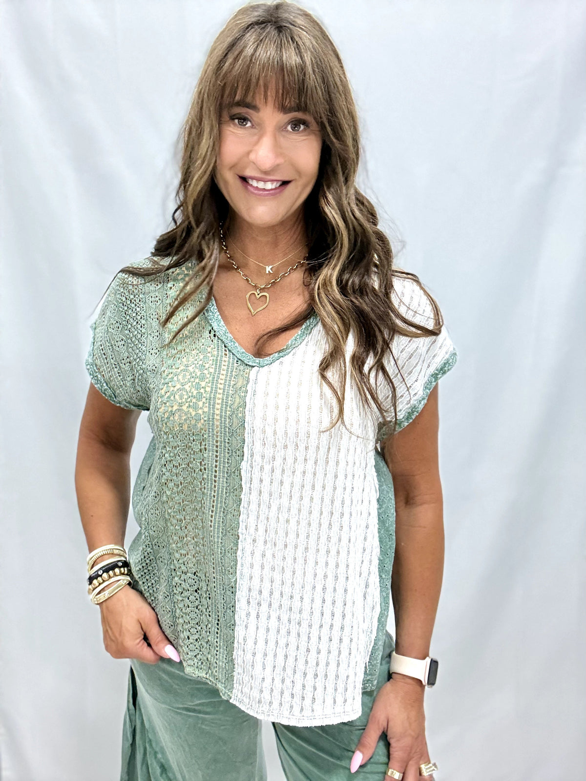 Gypsy Heart Mineral Washed Top In 3 Colors