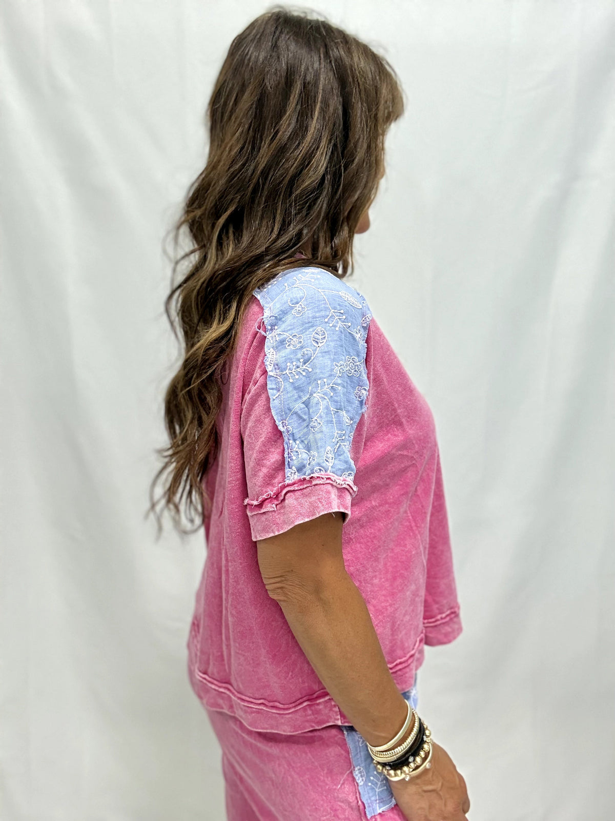 Wildflower Party Mineral Washed Top In 2 Colors