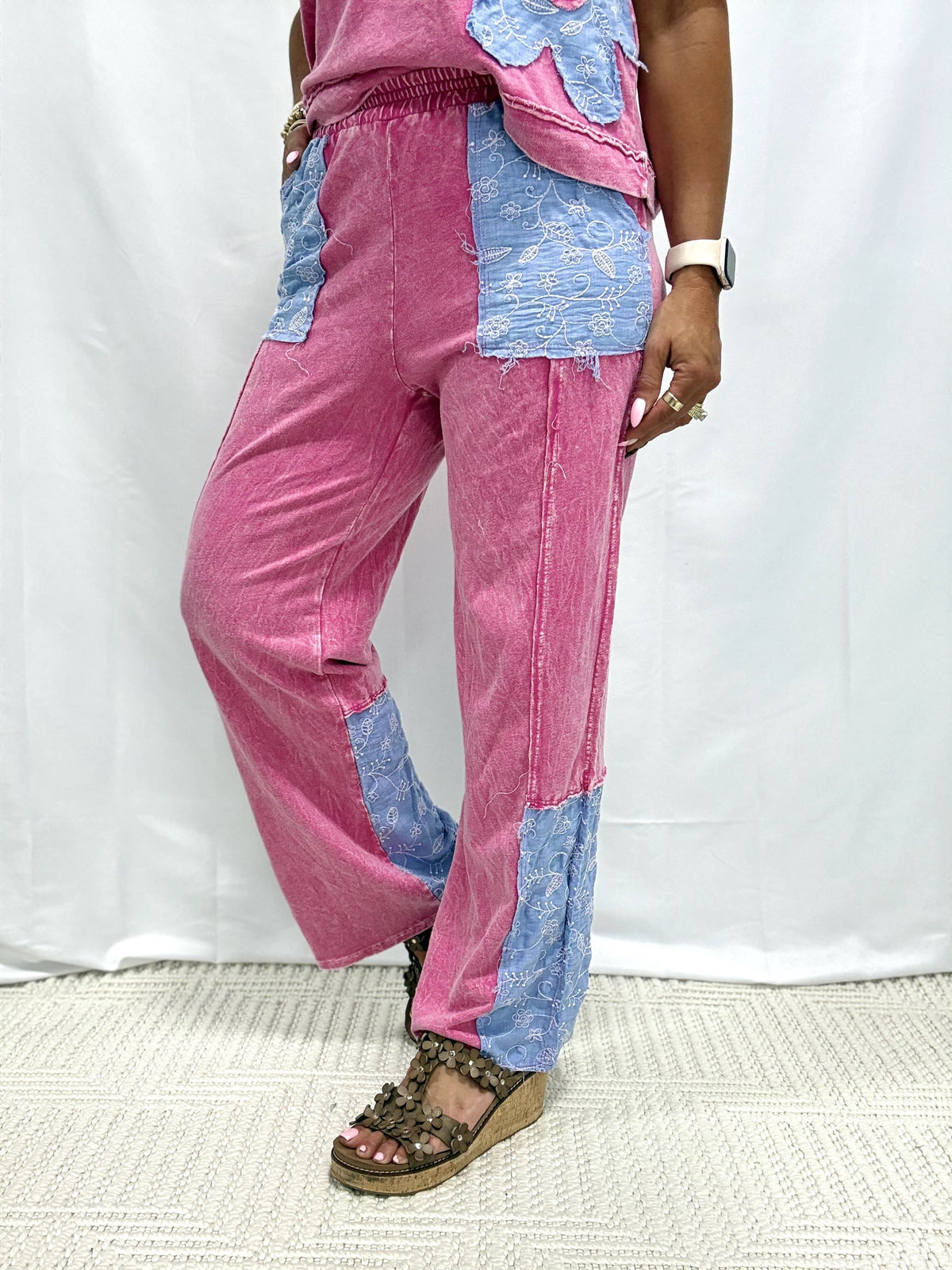 Wildflower Party Mineral Washed Pants In 2 Colors