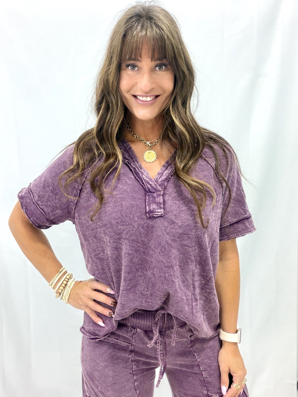 All Friends Here V Neck Top In 7 Colors