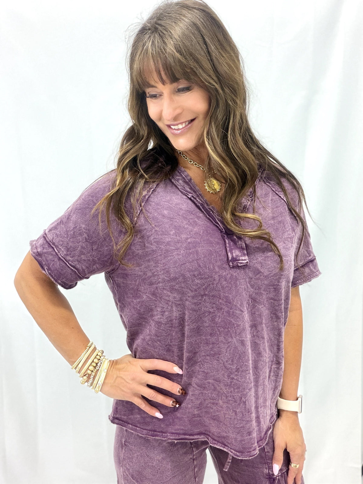 All Friends Here V Neck Top In 7 Colors