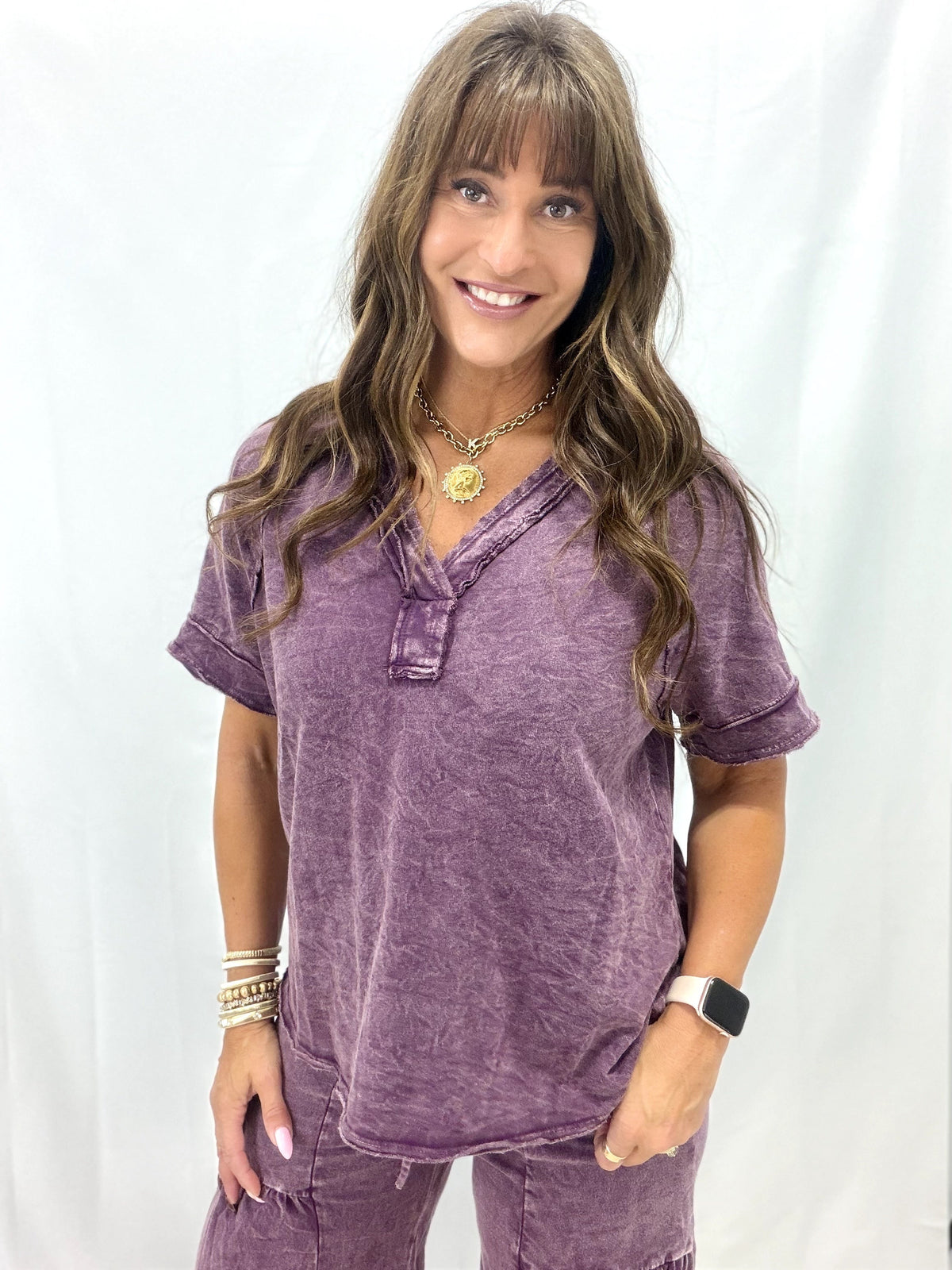 All Friends Here V Neck Top In 7 Colors