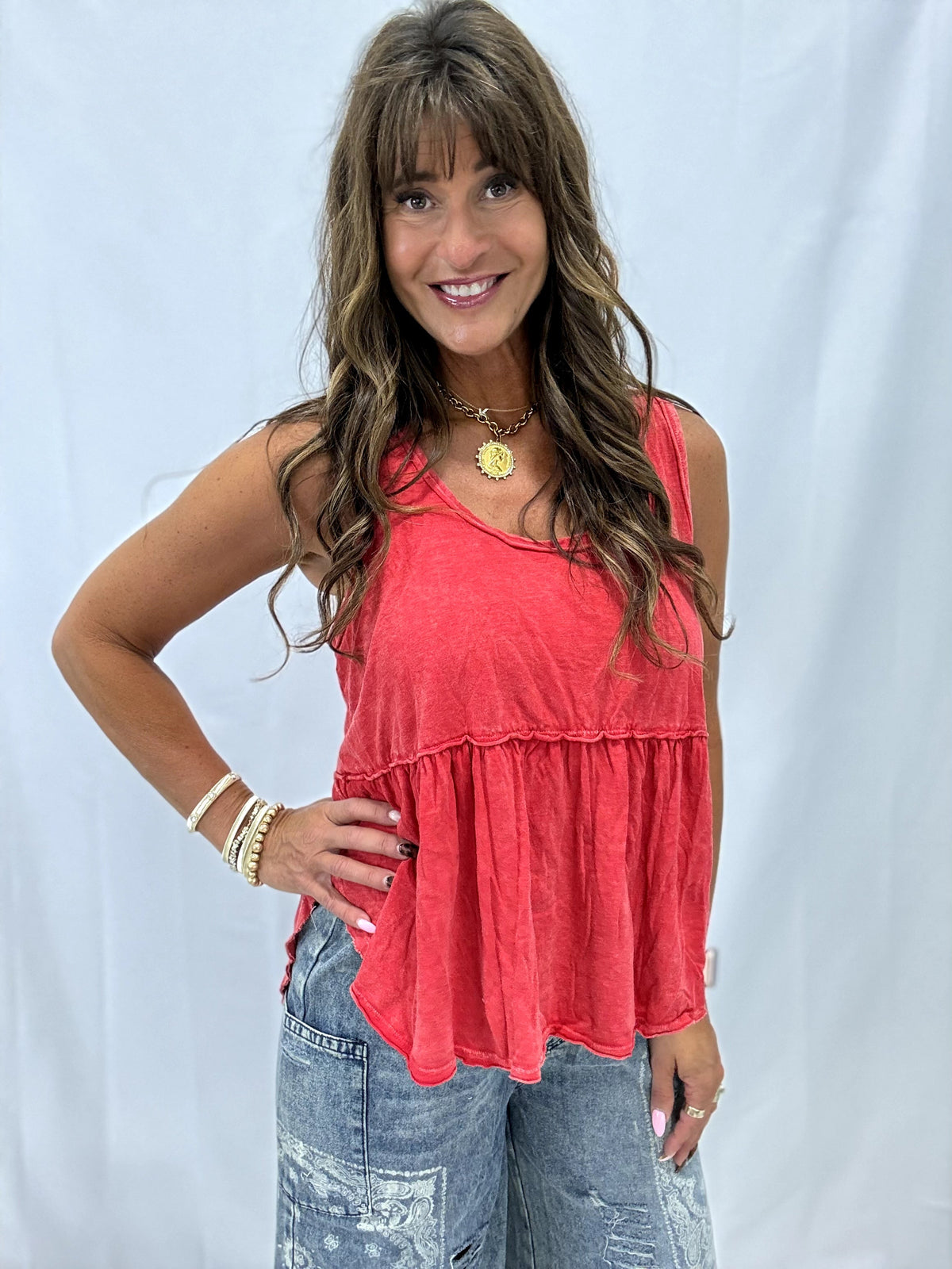 Easy Flow Mineral Washed Tank In 5 Colors